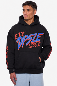 HEAVY OVERSIZE LOUD ELITE  HOODIE BLACK