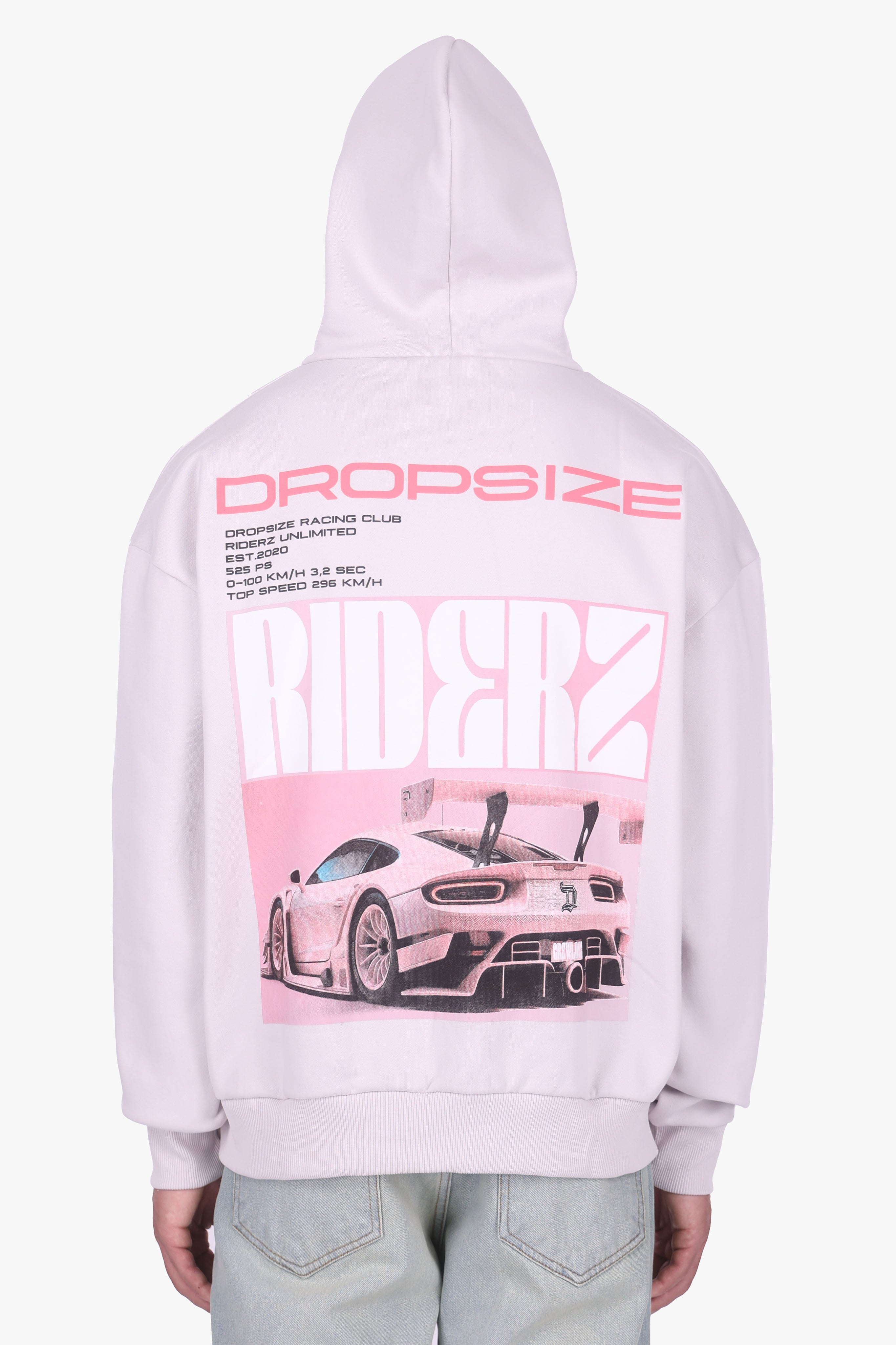 HEAVY OVERSIZE RIDERZ HOODIE NIMBUS CLOUD