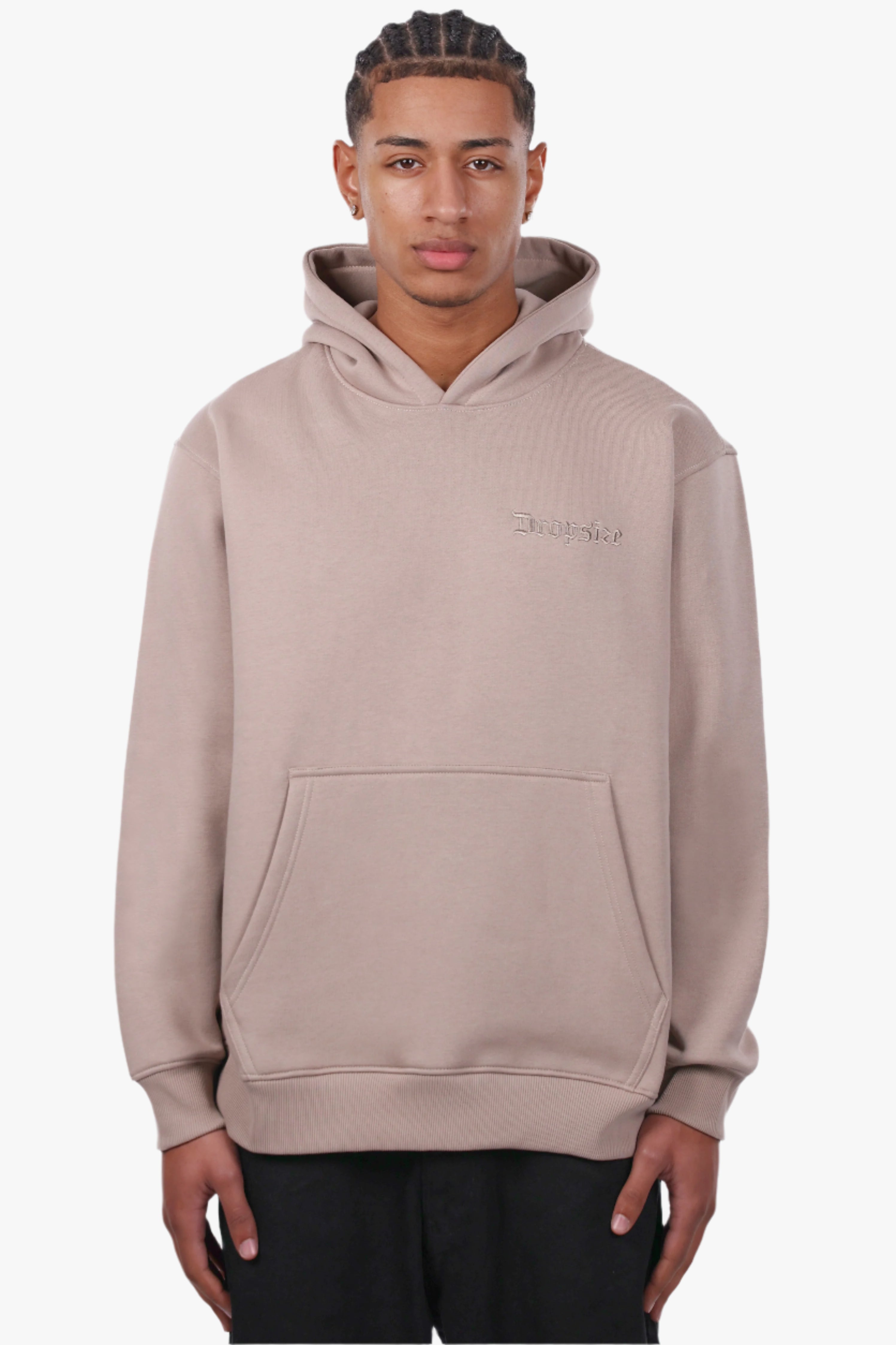 REGULAR FIT HOODIE SIMPLY TAUPE