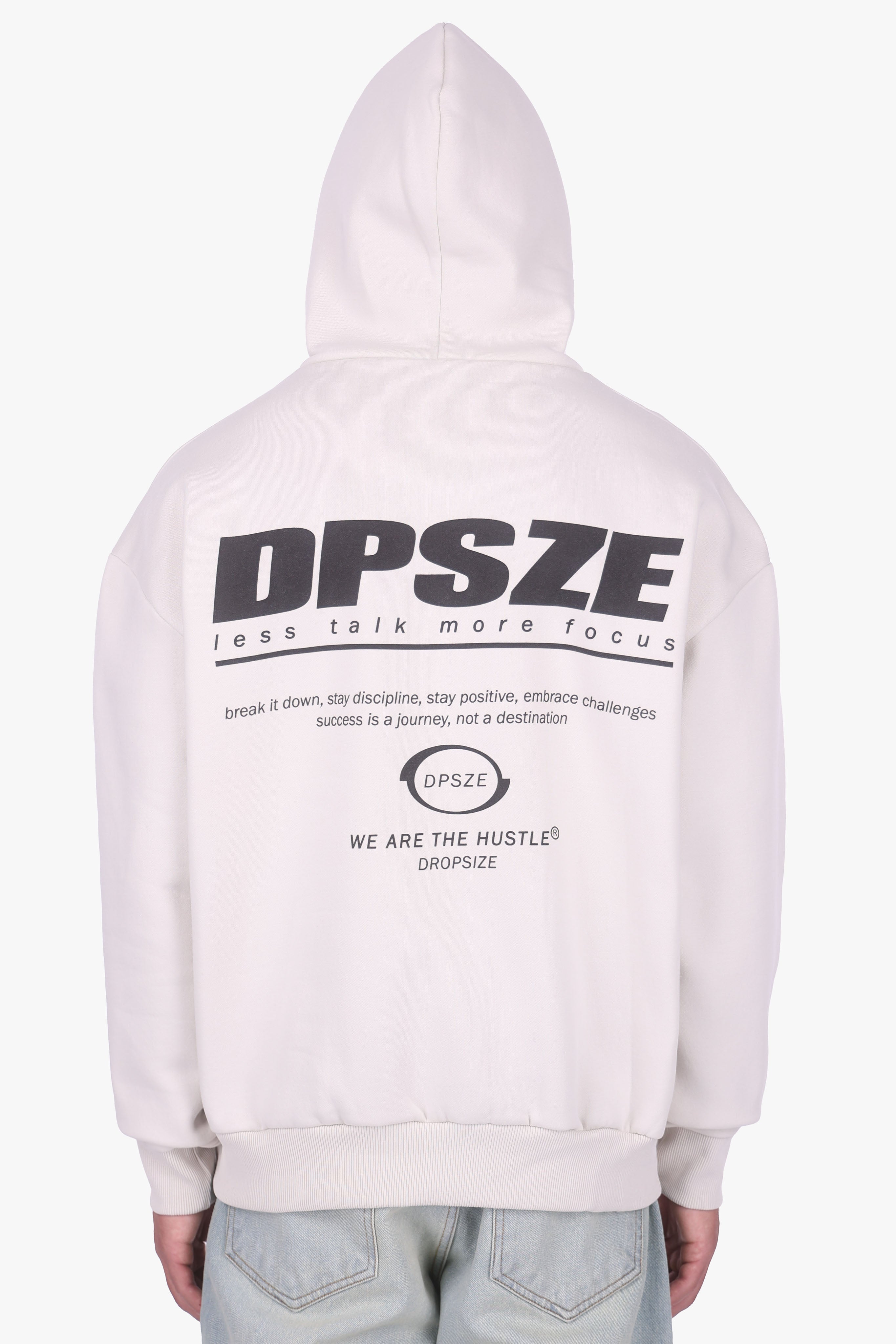 HEAVY OVERSIZE DPSZE HOODIE LIGHT GREY