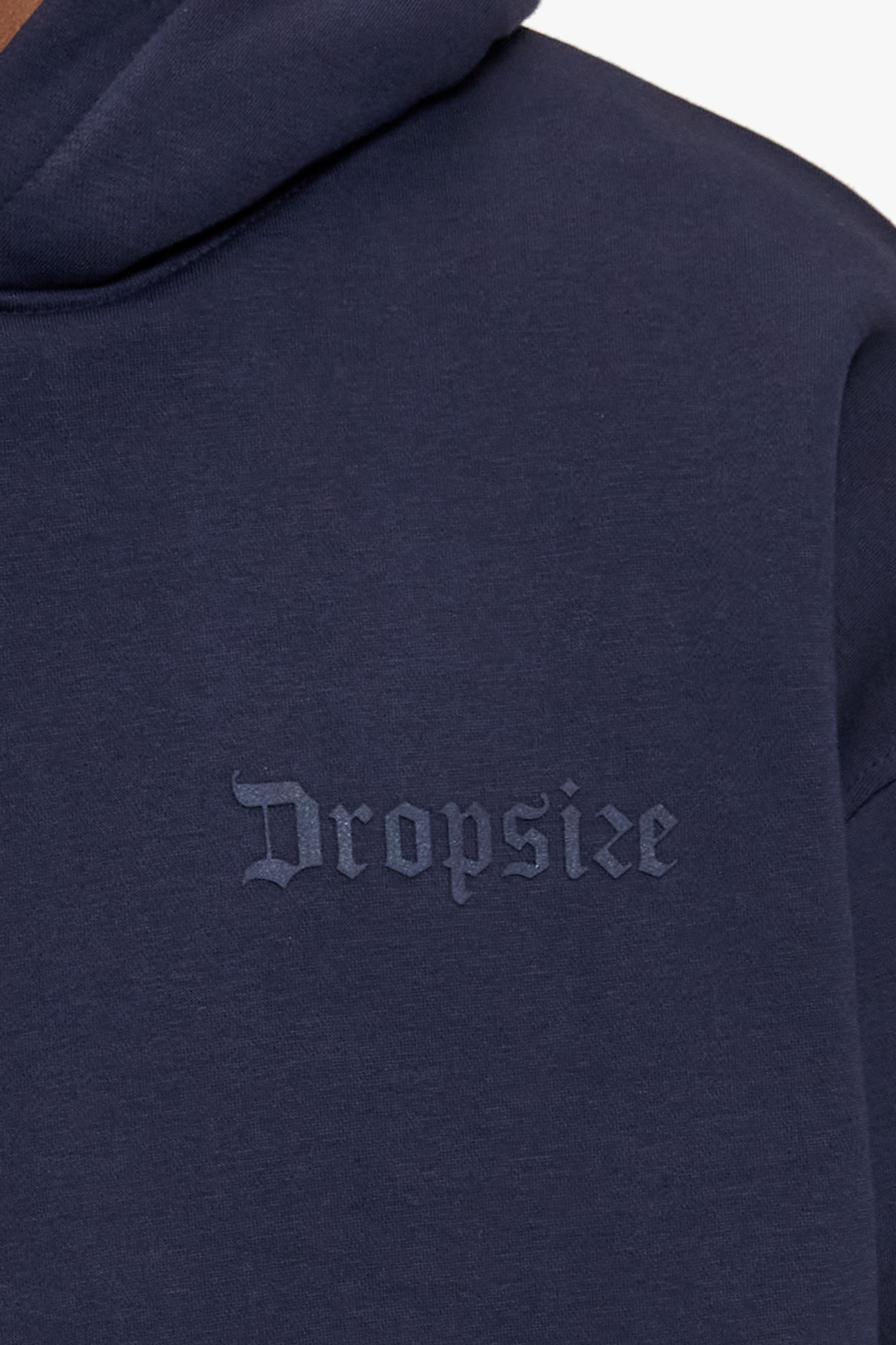 HEAVY OVERSIZE HD LOGO HOODIE SPACE BLUE