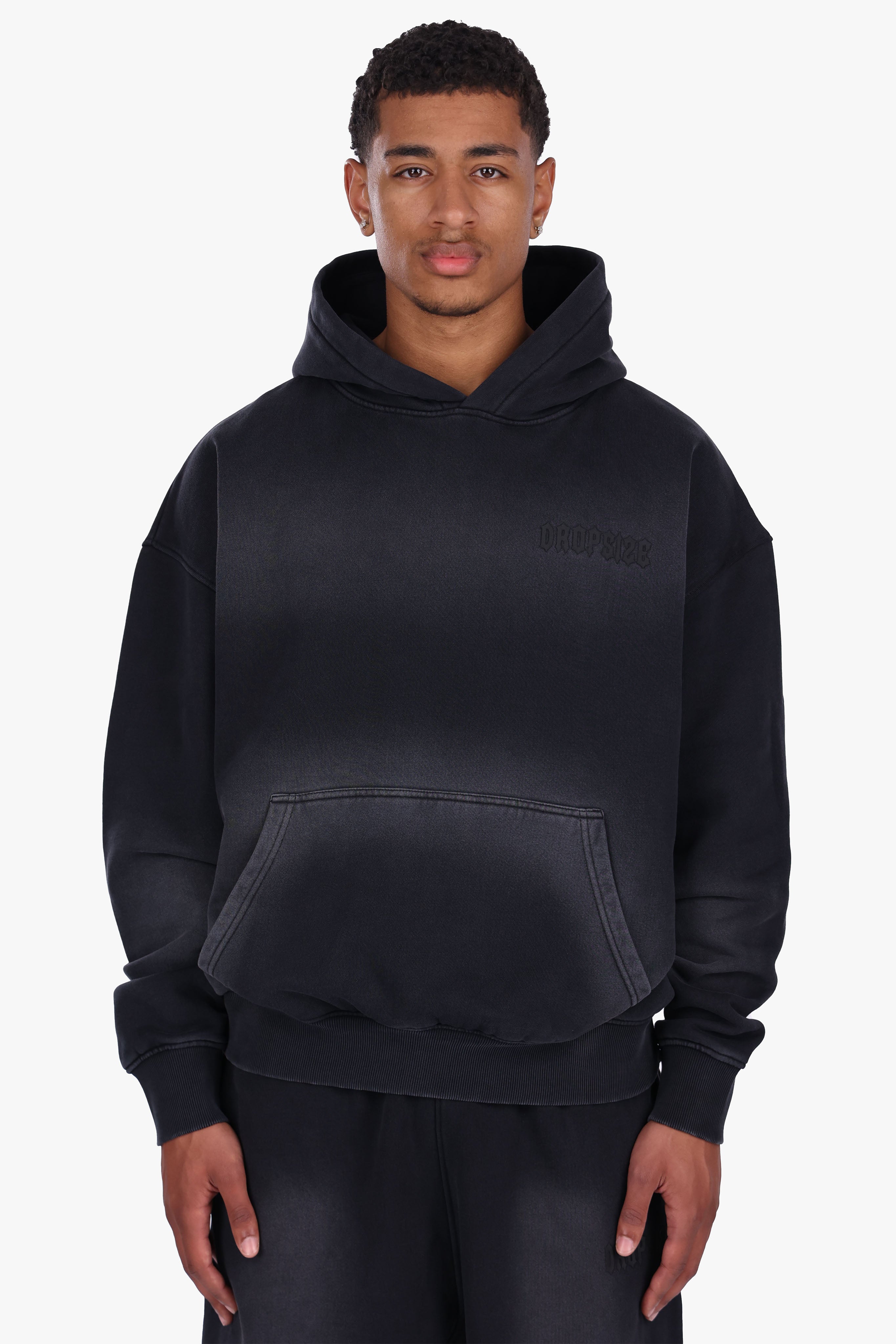 FADED HOODIE VINTAGE BLACK