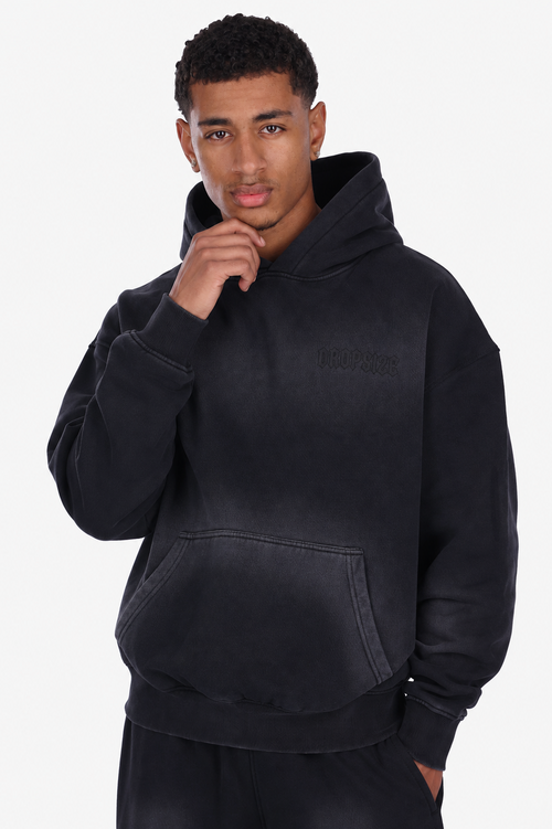 FADED HOODIE VINTAGE BLACK