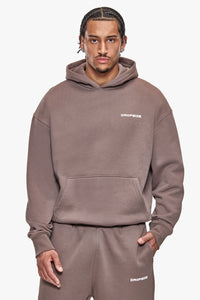 BASIC HOODIE FALCON BROWN