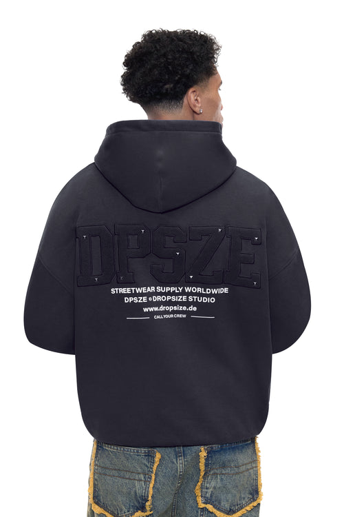 HIGH CRAFT HOODIE ACID BLACK