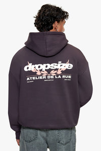 ATELIER DE LA RUE HOODIE VULCANO BROWN