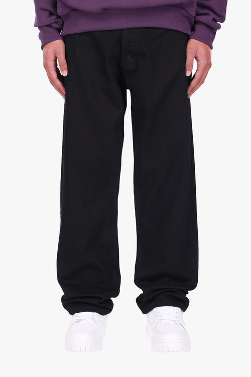 STRAIGHT FIT JEANS BLACK