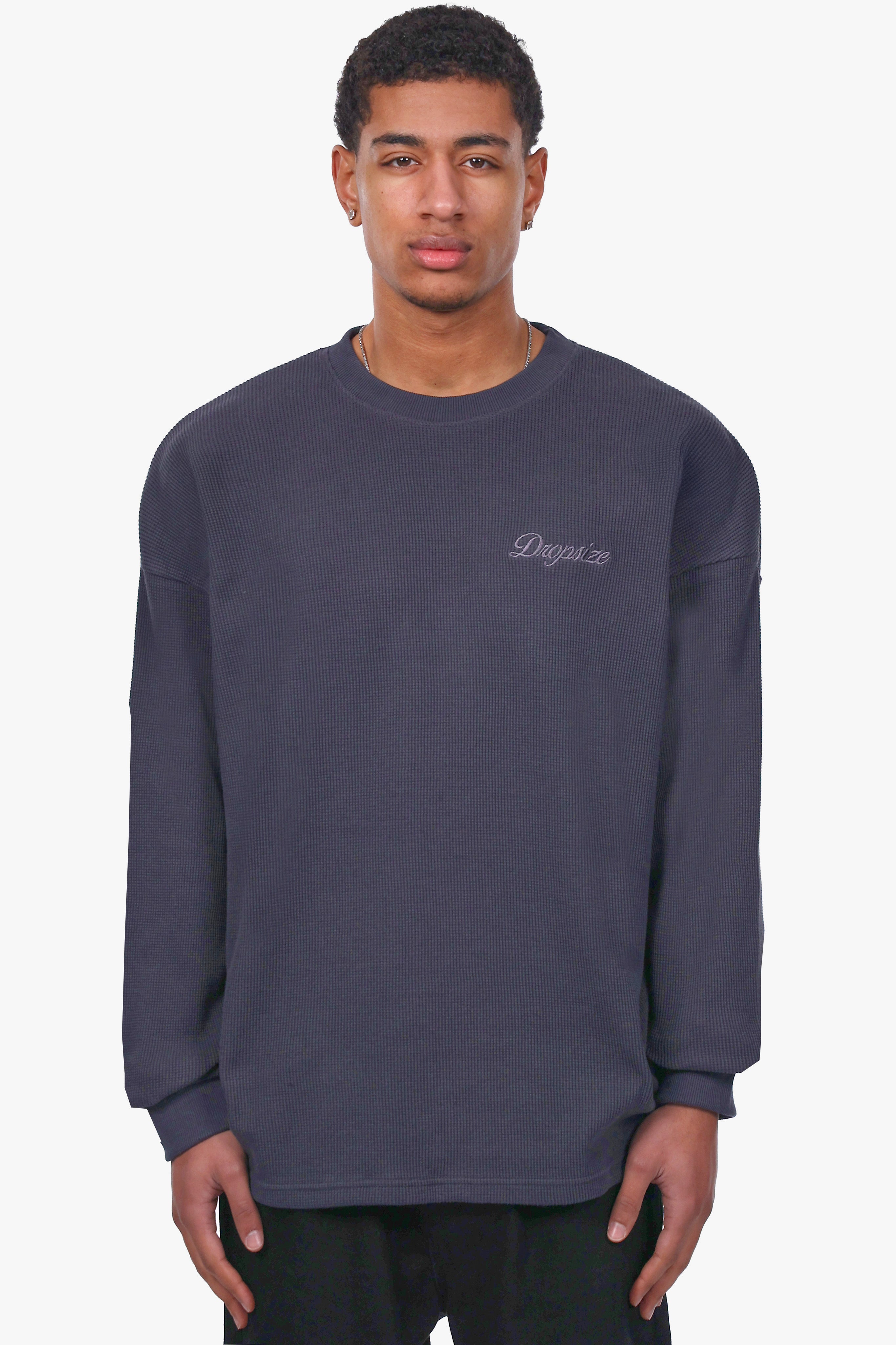 WAFFLE LONGSLEEVE GREY