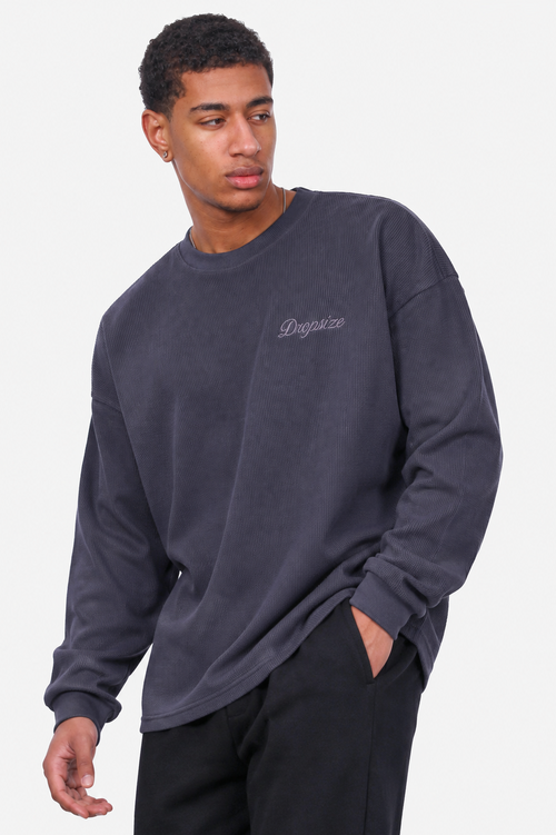 WAFFLE LONGSLEEVE GREY