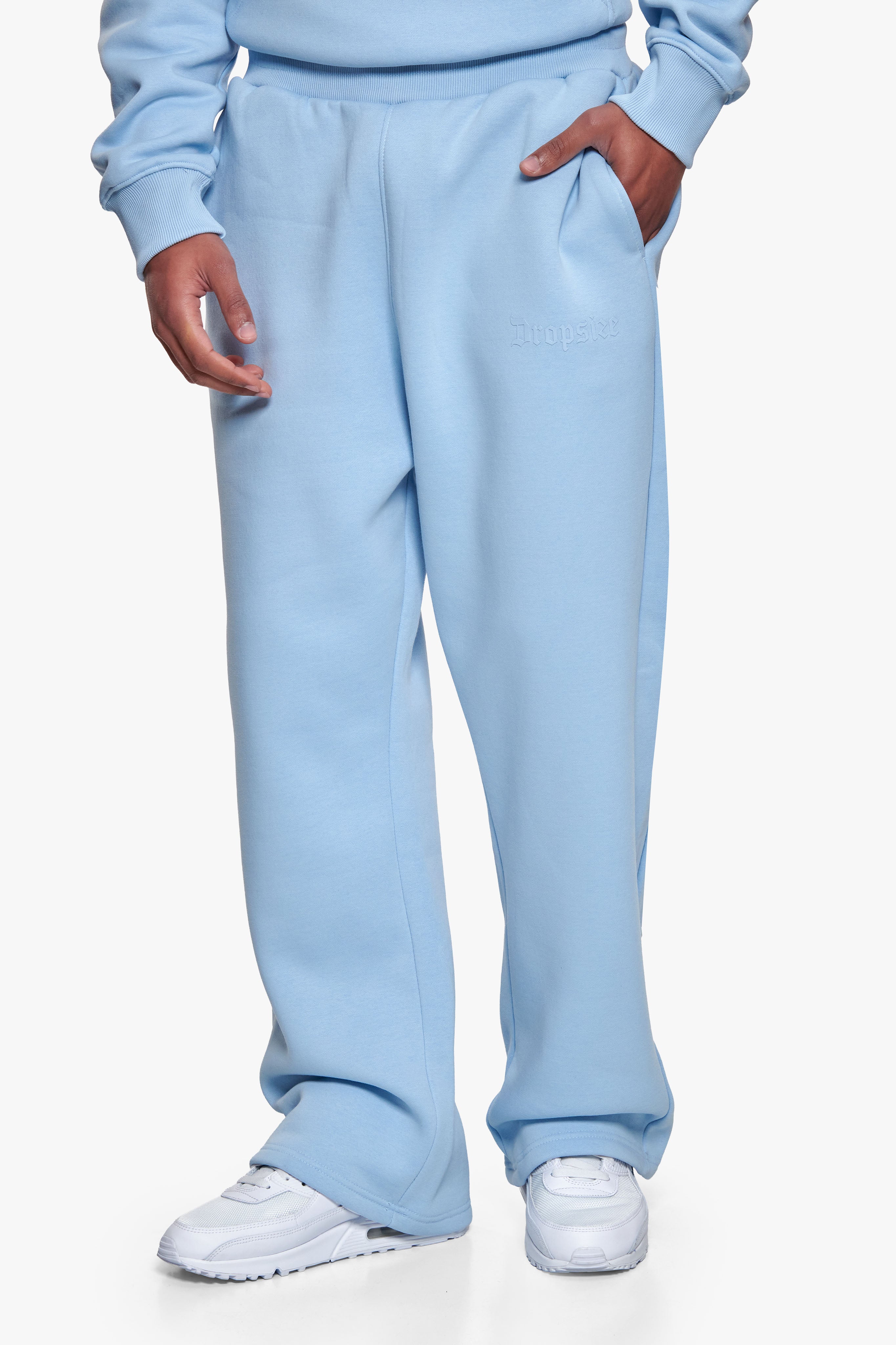 HD OPEN LEG JOGGER BABY BLUE