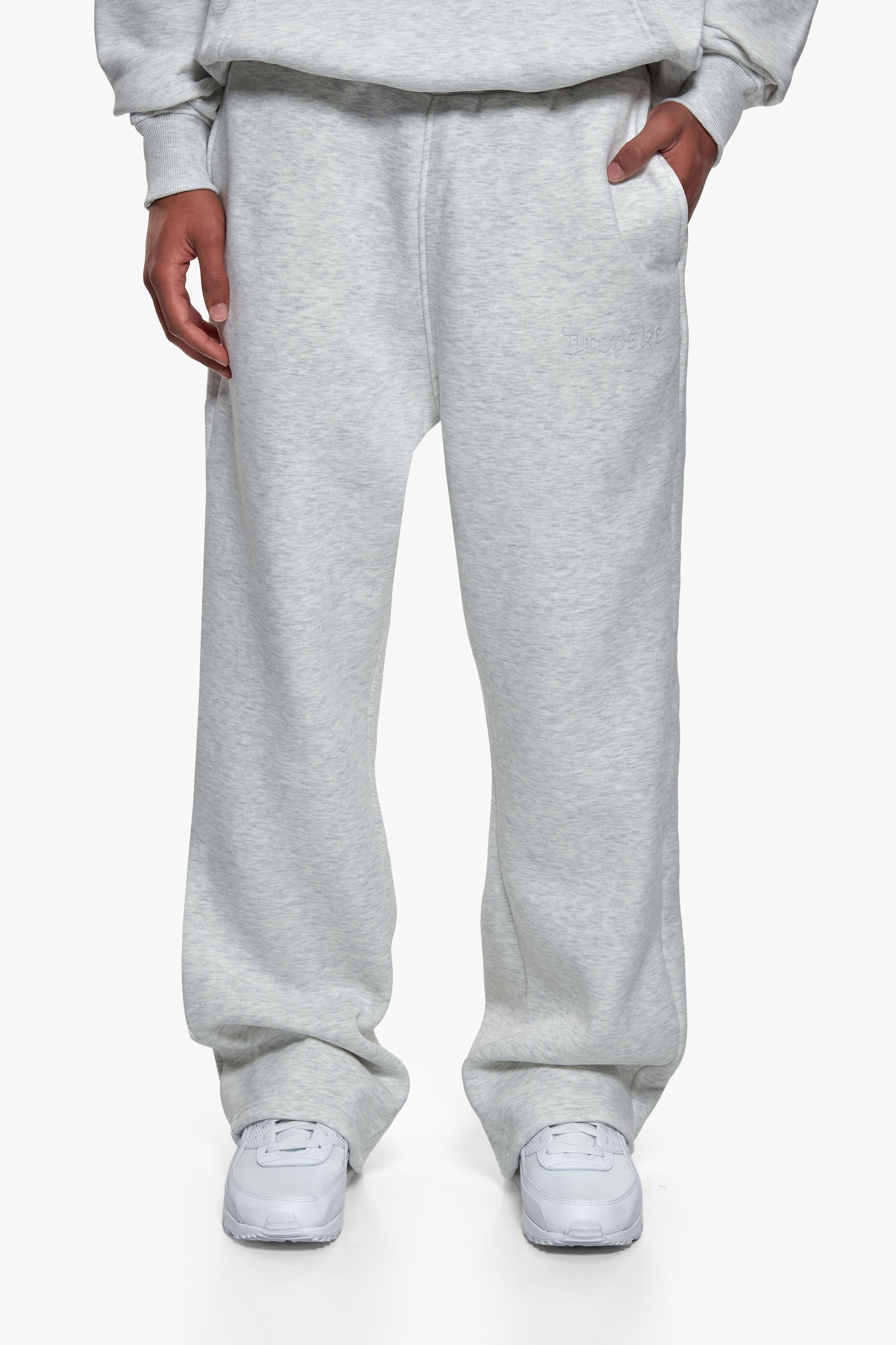 HD OPEN LEG JOGGER GREY MELANGE