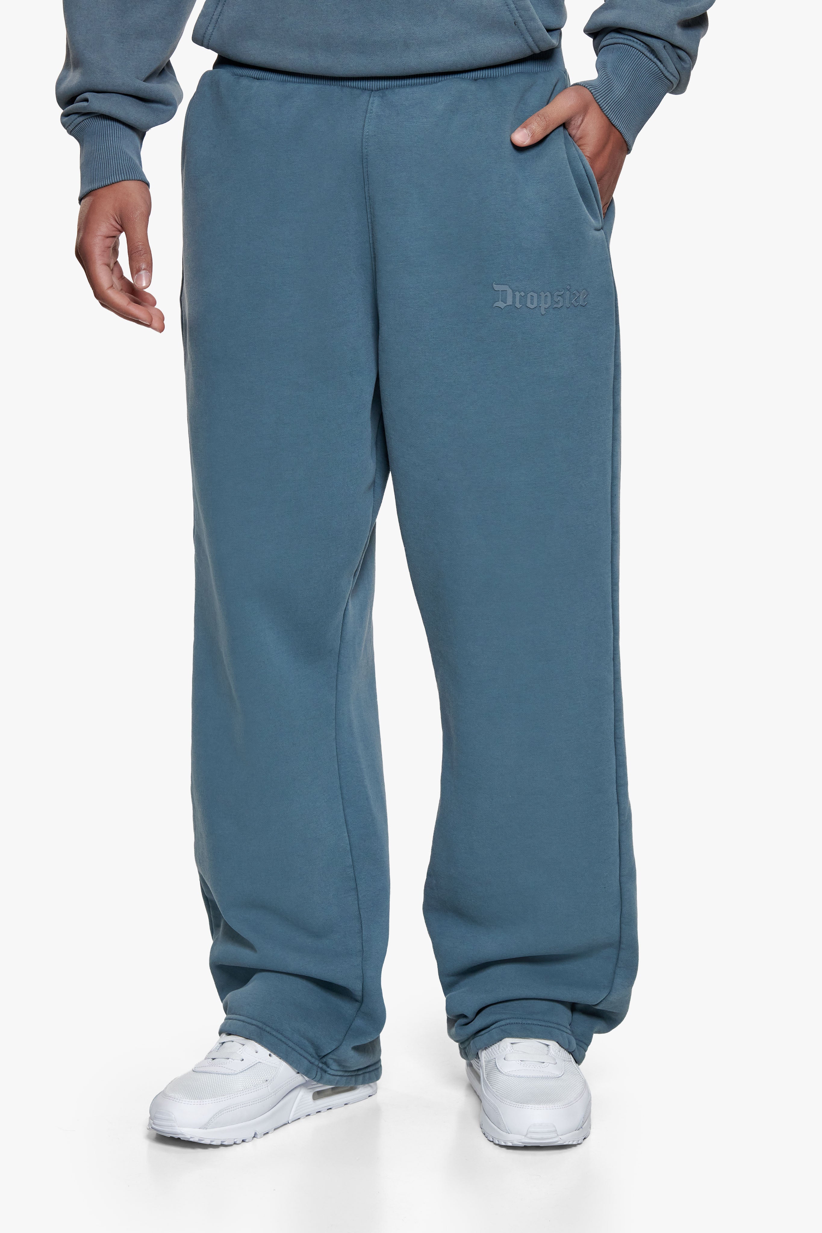 HD OPEN LEG JOGGER WASHED GREY