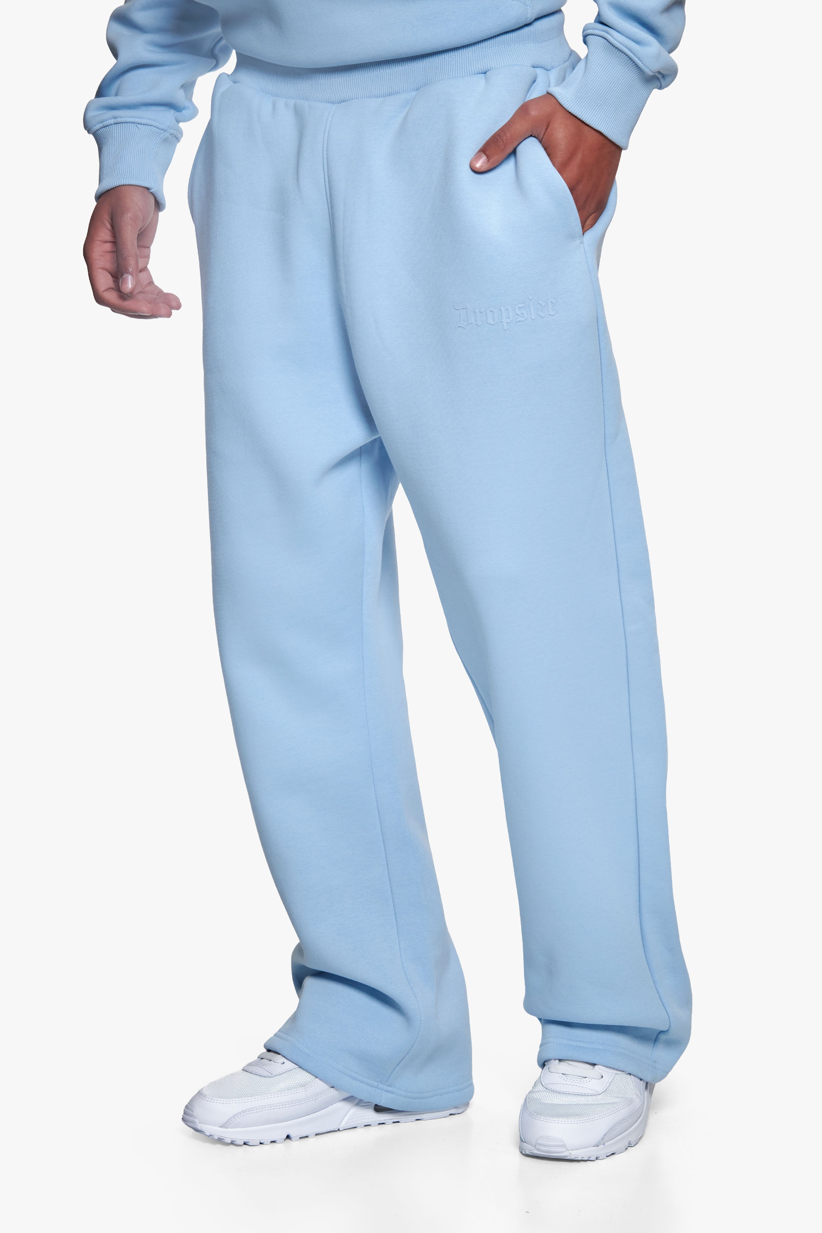 HD OPEN LEG JOGGER BABY BLUE