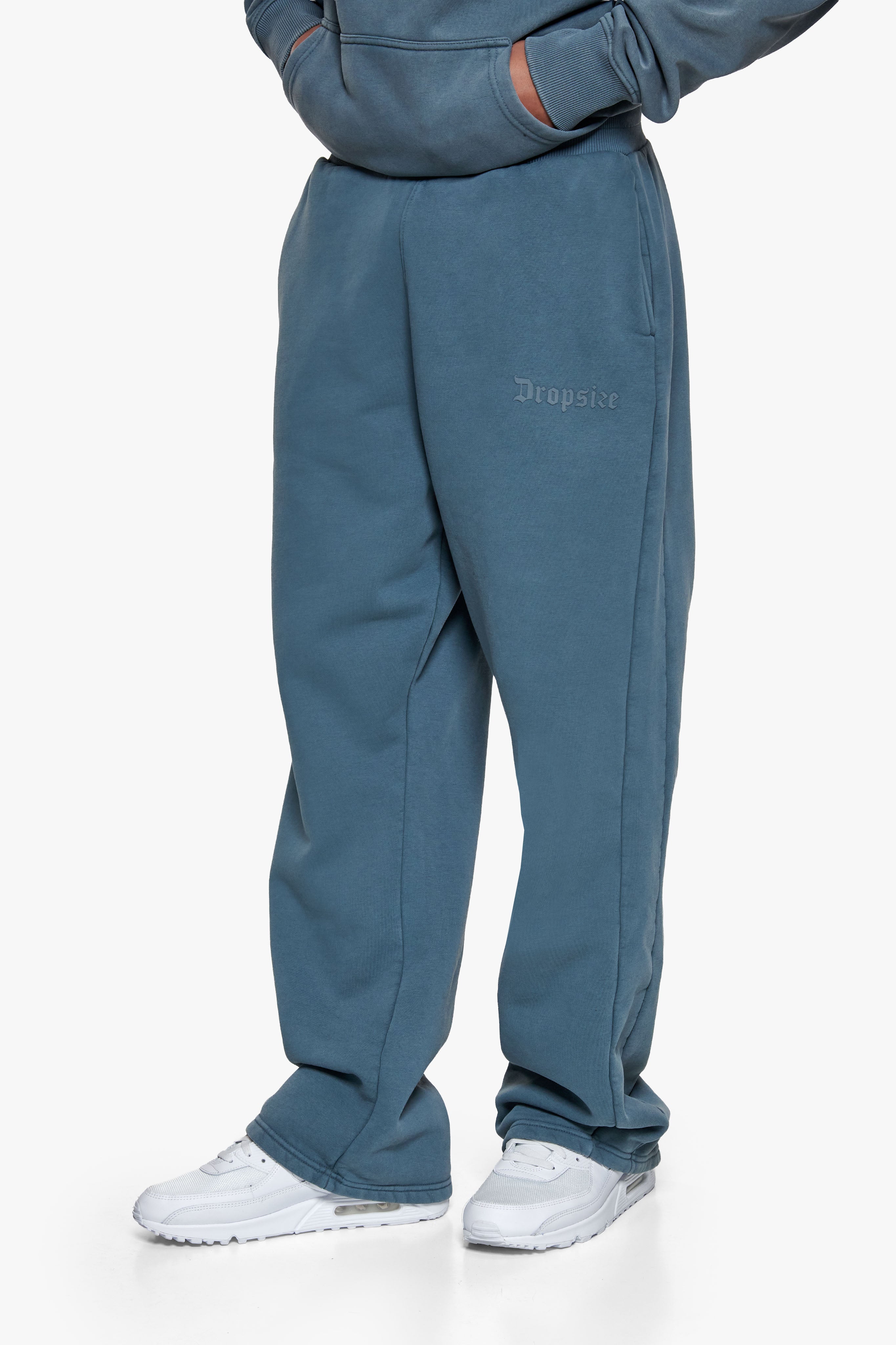 HD OPEN LEG JOGGER WASHED GREY