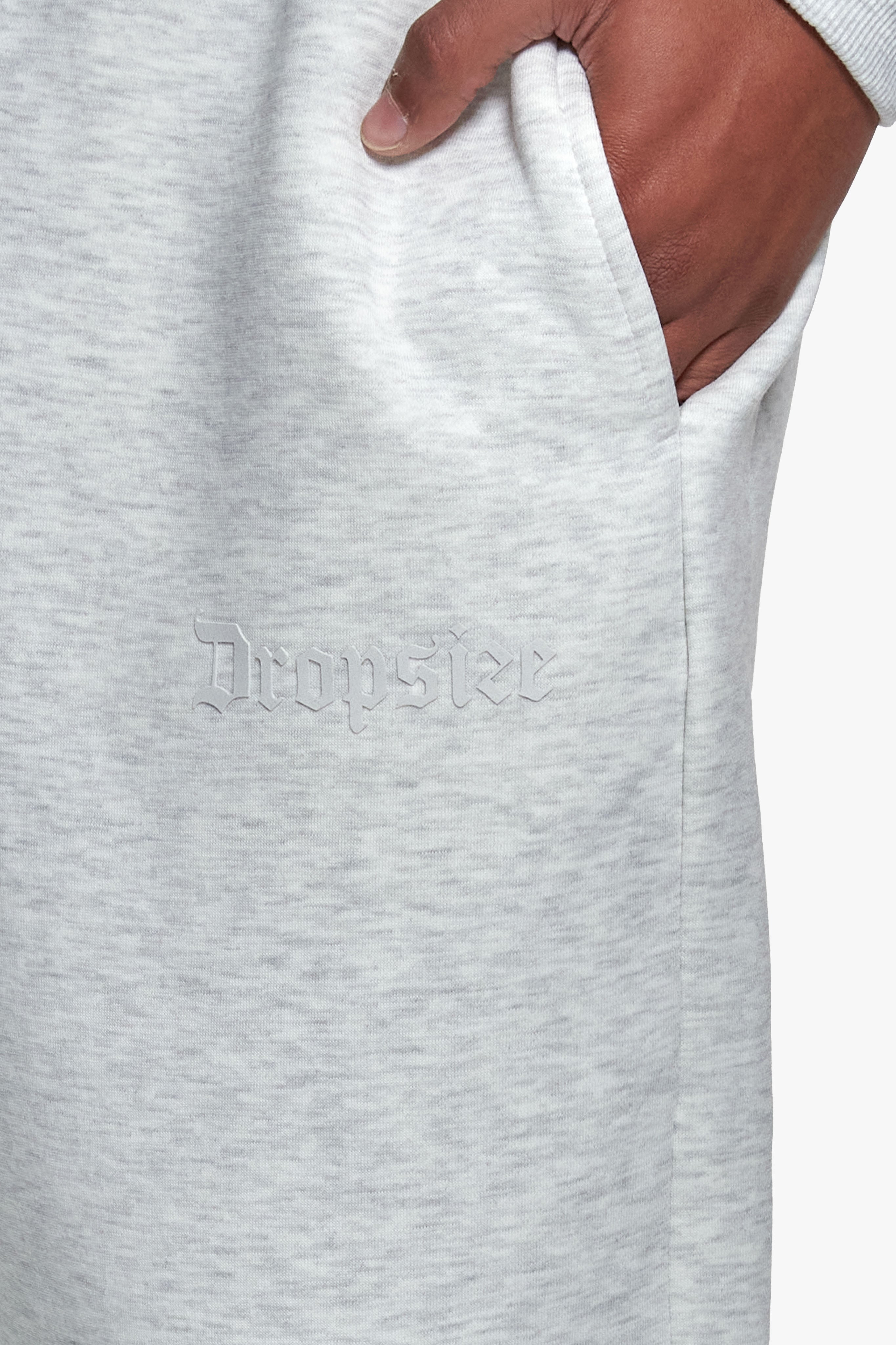 HD OPEN LEG JOGGER GREY MELANGE