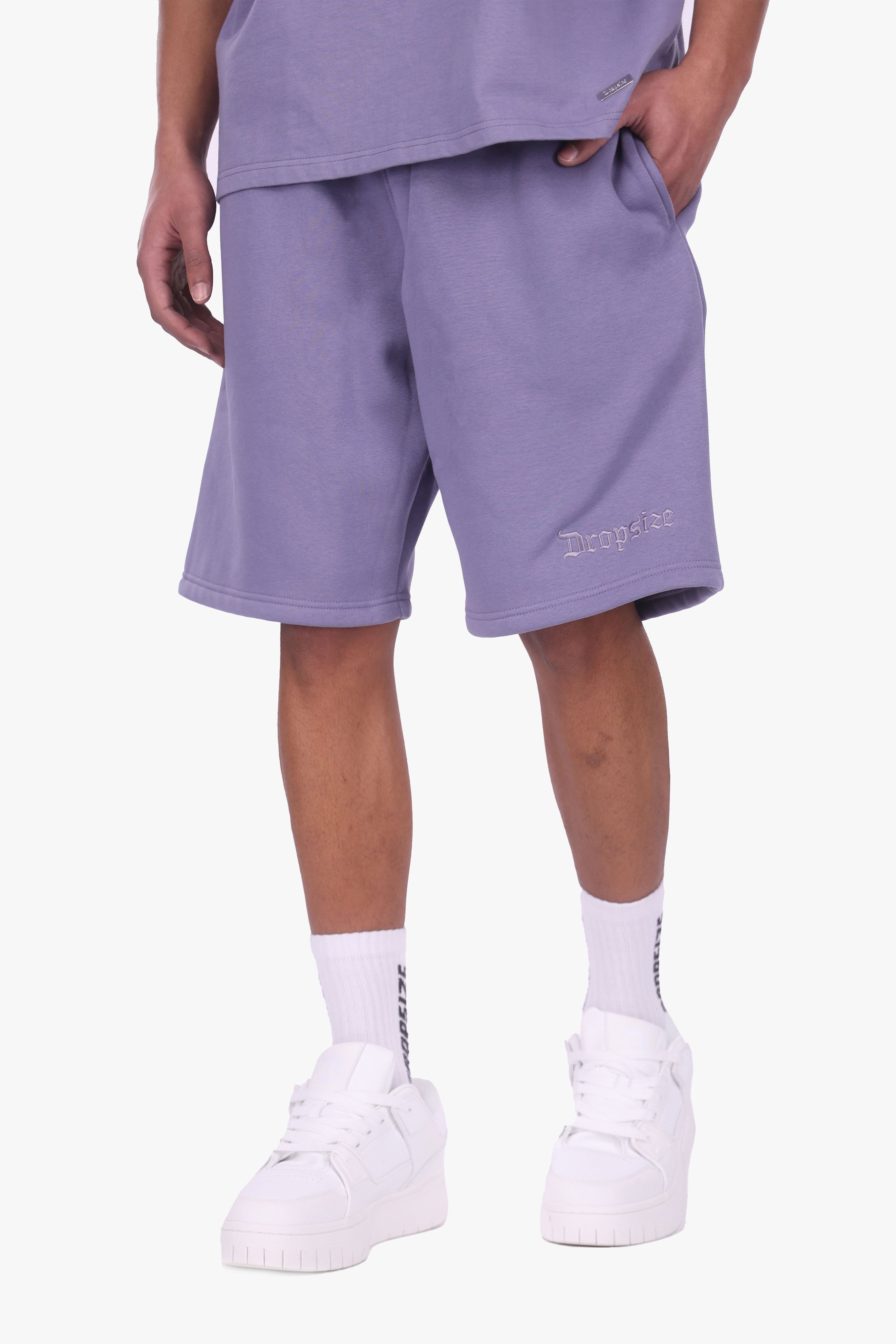 EMBO SWEATSHORTS BLUE GRANITE