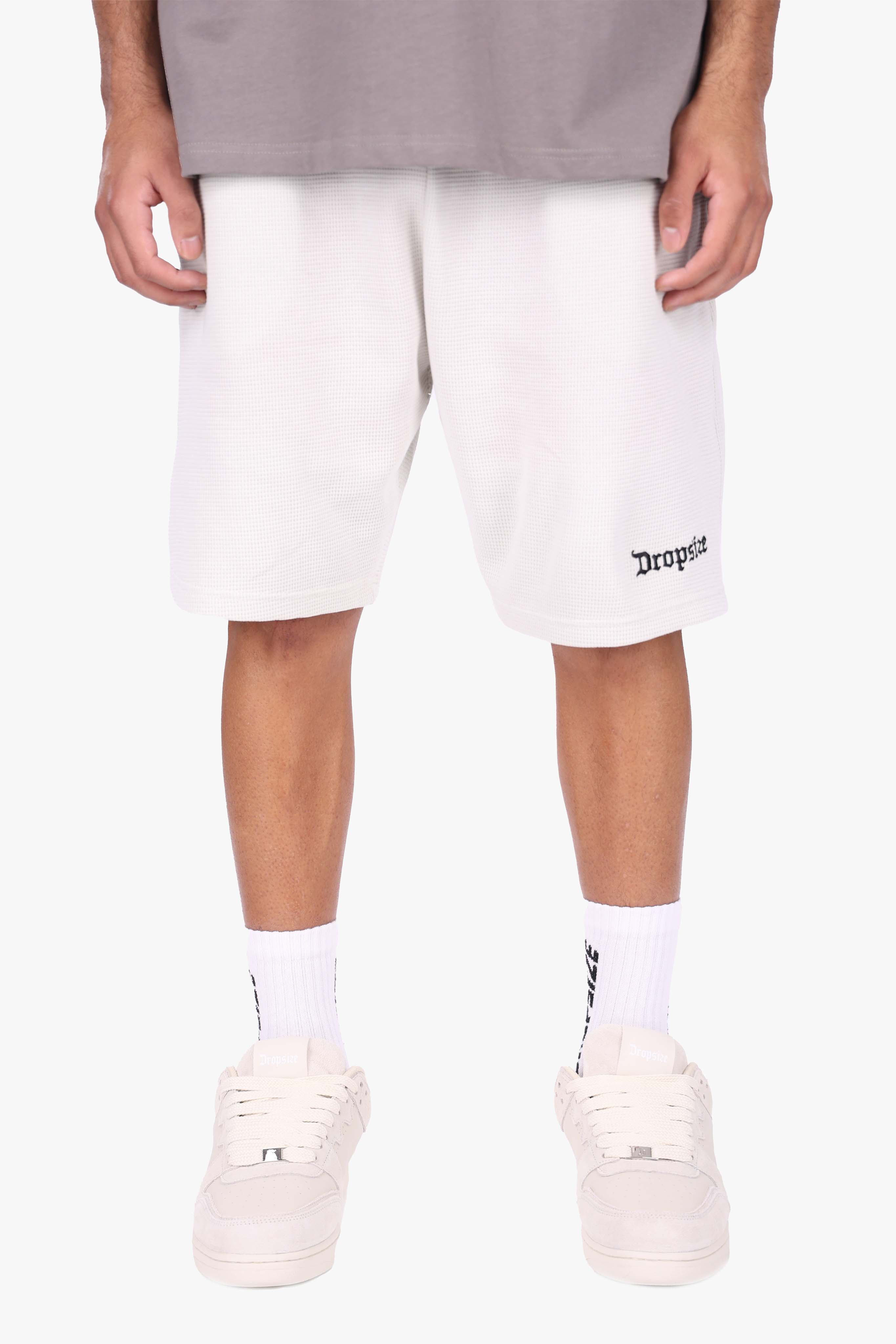 WAFFLE SHORTS STEEL LIGHT GREY
