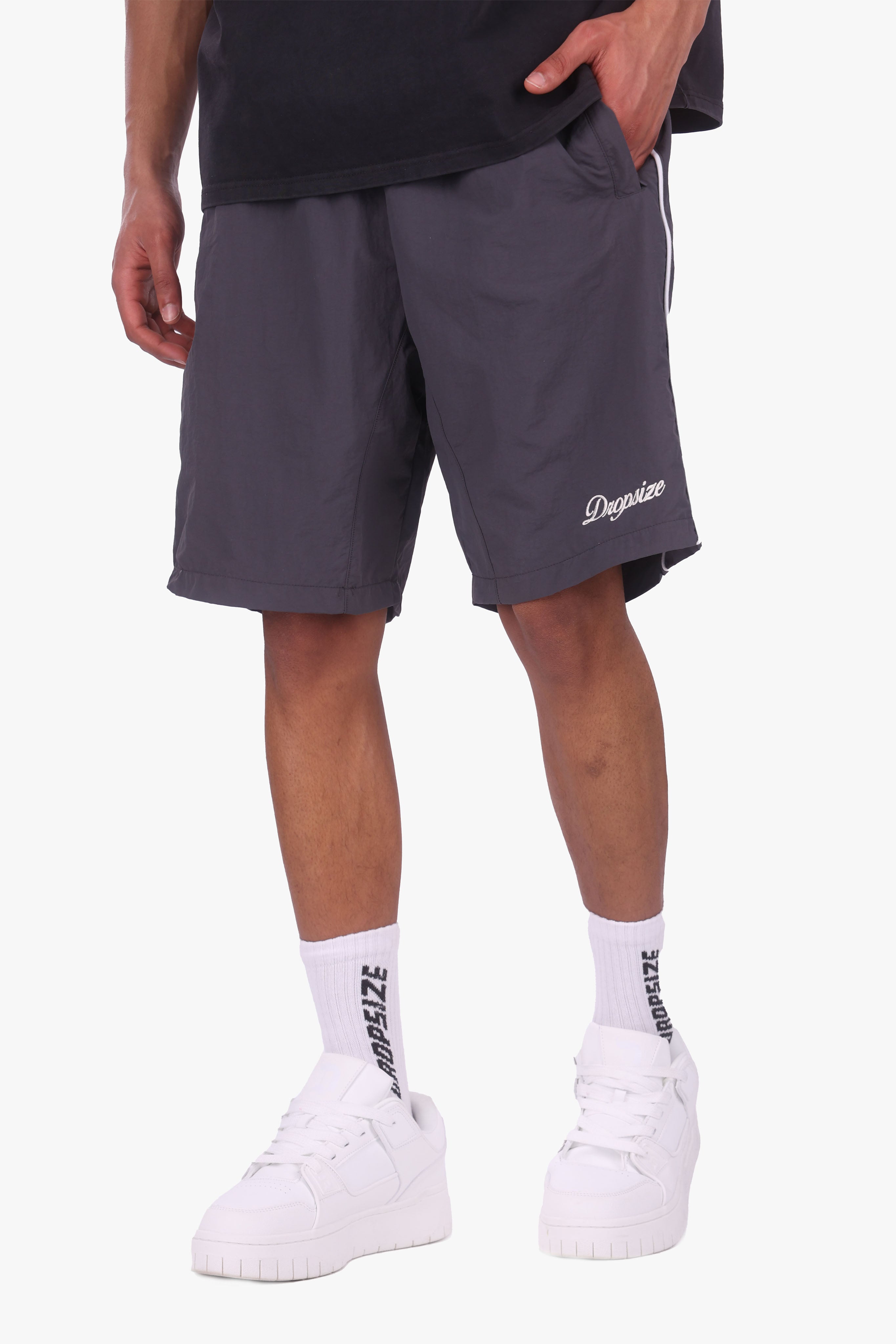 PIPING SWIM SHORT GREY