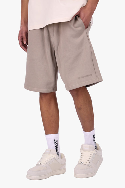 SIDE RIB SHORTS SIMPLY TAUPE