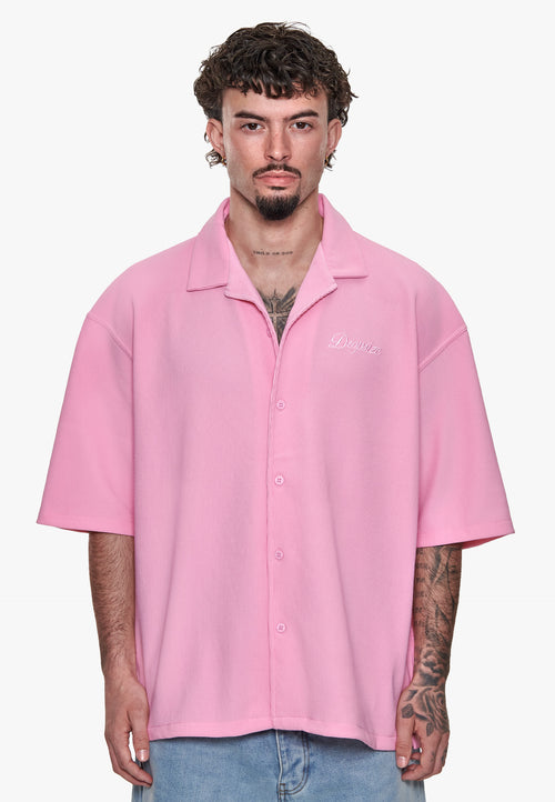 PLISSEE SUMMER SHIRT PINK