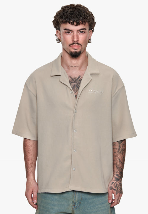PLISSEE SUMMER SHIRT PUMIC STONE