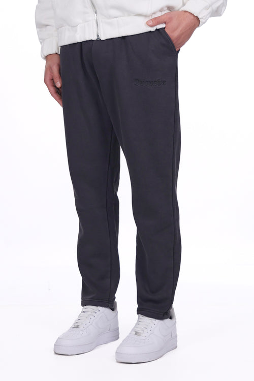 LOGO SWEAT PANT ACID WASHED BLACK