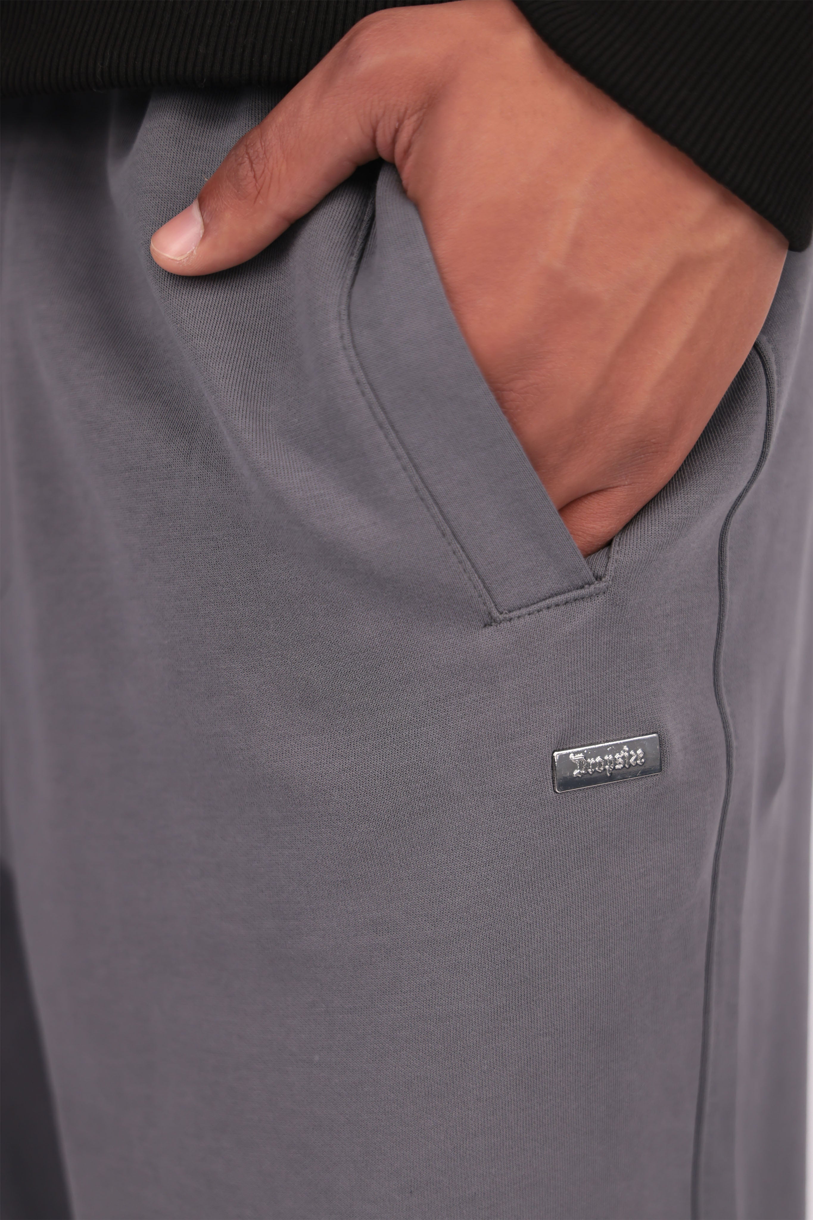 OPEN LEG LIGHT JOGGER STEEL GREY