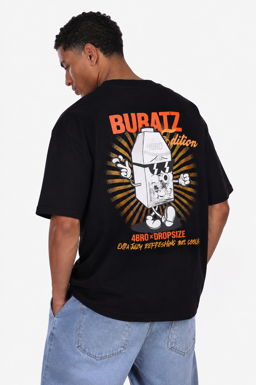 4BRO BUBATZ T-SHIRT BLACK/ORANGE