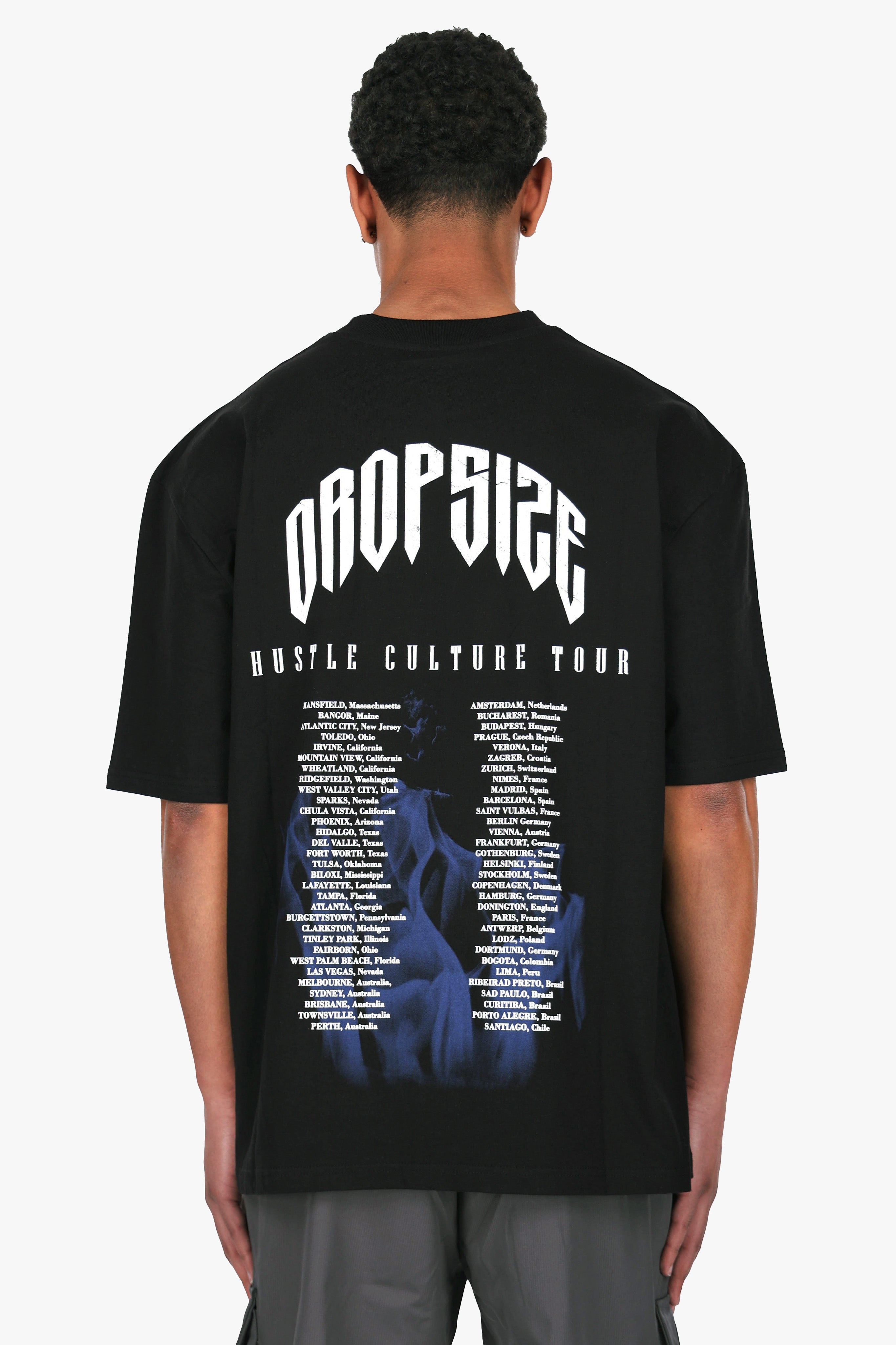 HEAVY OVERSIZED WORLD TOUR T-SHIRT BLACK