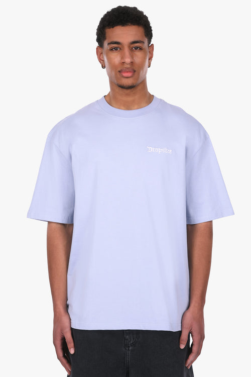 HEAVY OVERSIZE EMBO T-SHIRT VINTAGE BLUE