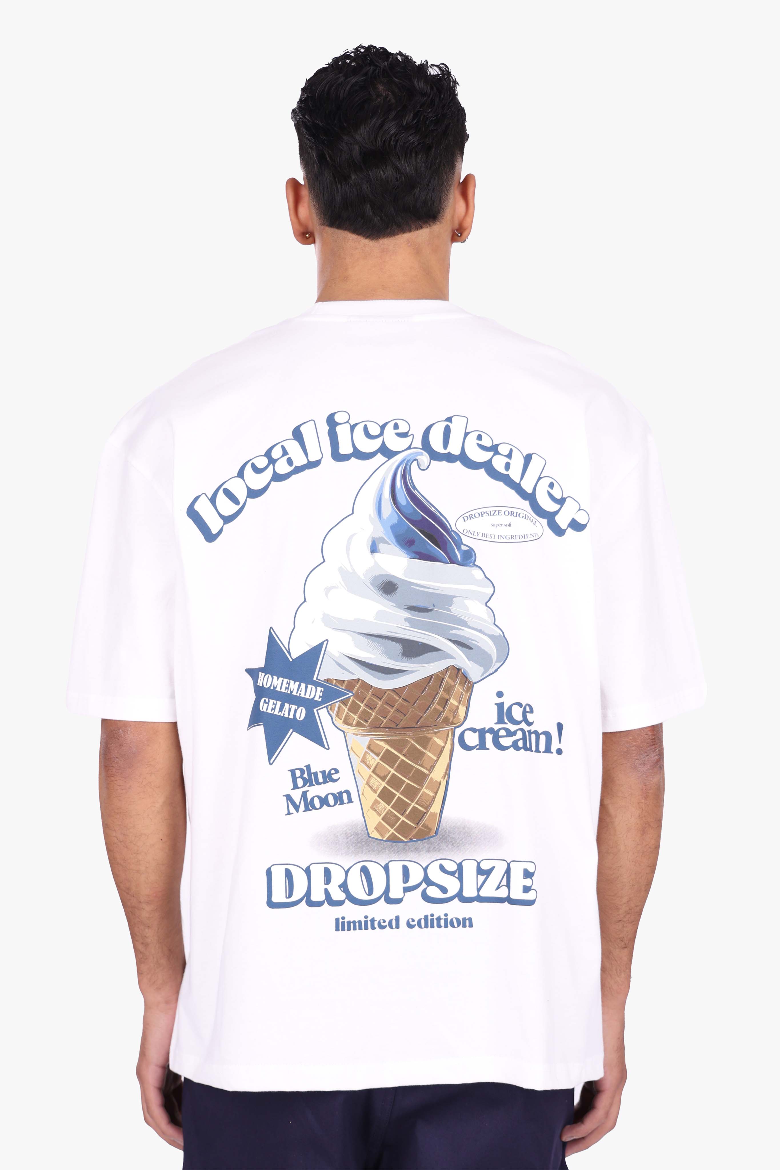 HEAVY OVERSIZE ICE CREAM T-SHIRT WHITE