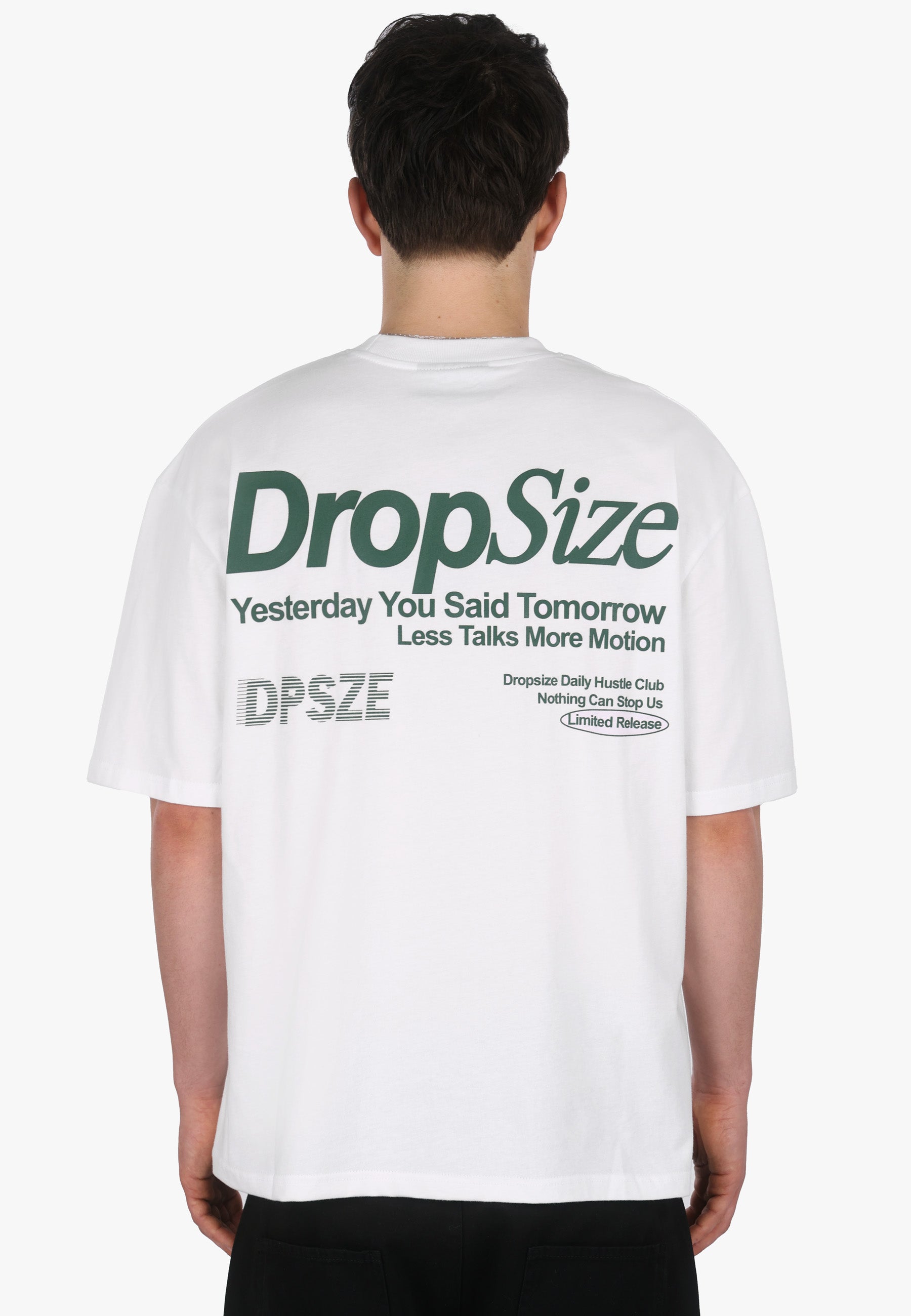 HEAVY OVERSIZE YESTERDAY T-SHIRT WHITE