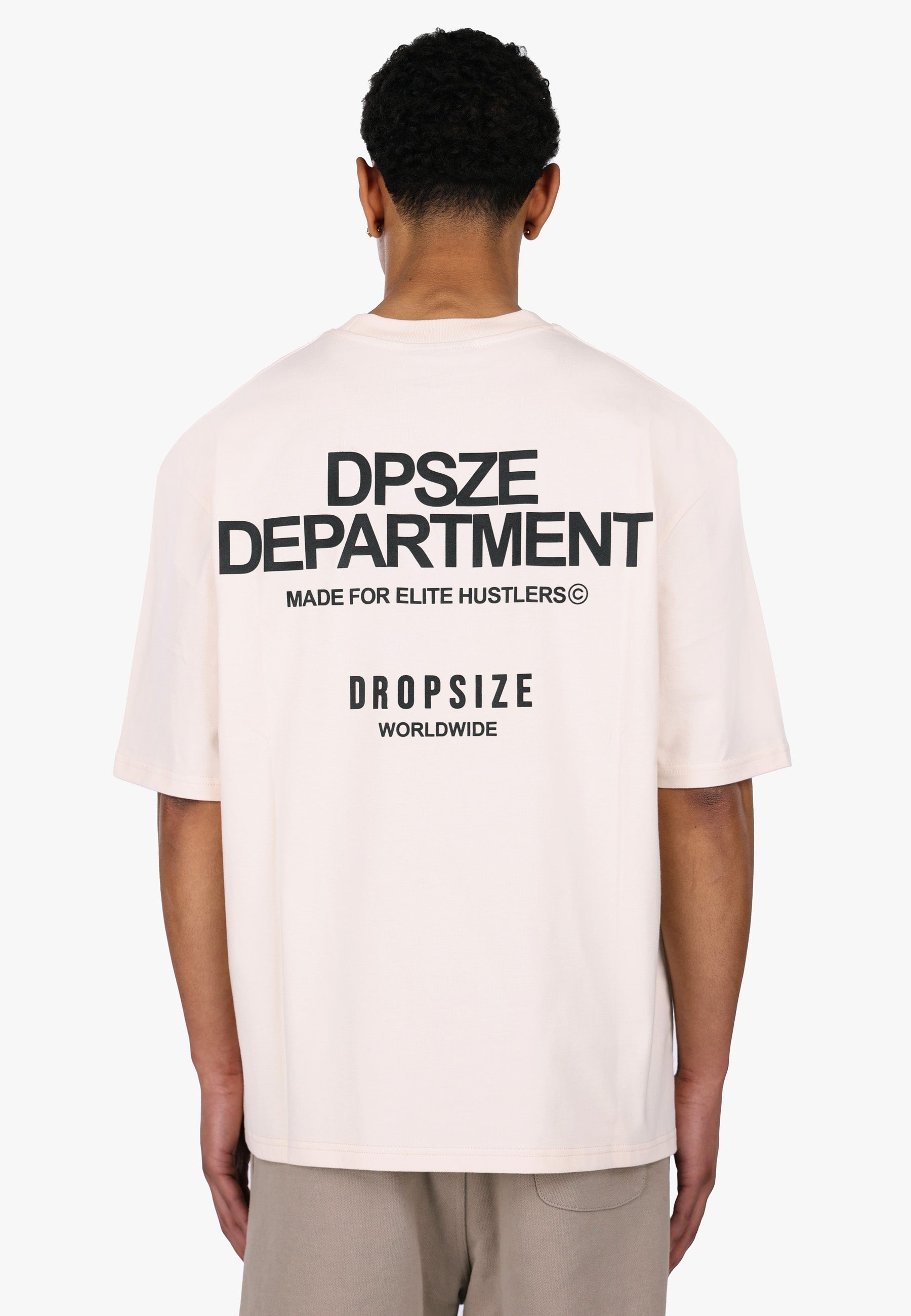 HEAVY OVERSIZE DPSZE DEPARTMENT T-SHIRT COCONUT MILK
