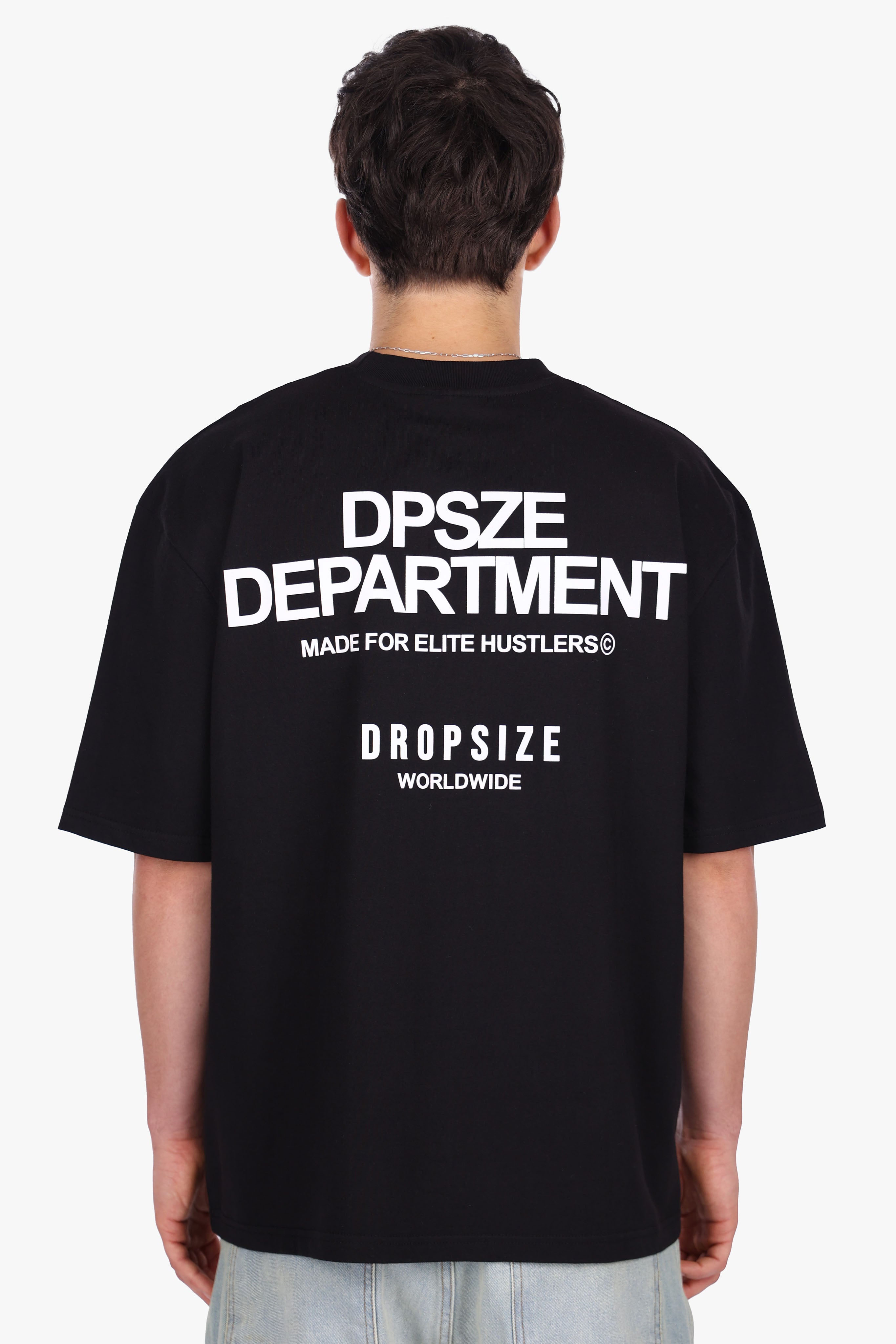 HEAVY OVERSIZE DPSZE DEPARTMENT T-SHIRT BLACK