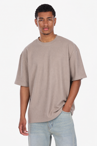 FRENCH RIB T-SHIRT SIMPLY TAUPE