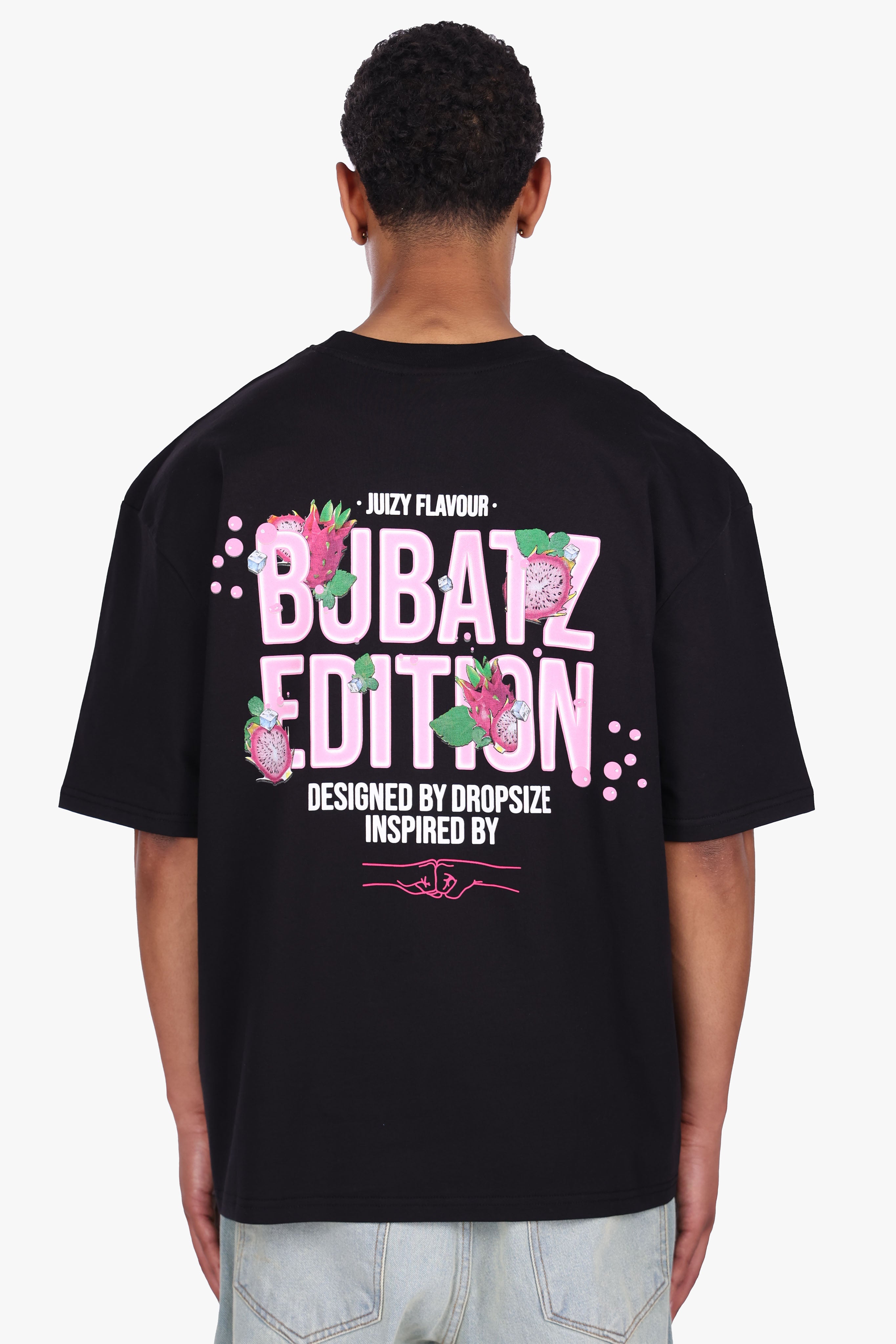 4BRO BUBATZ DRAGON FRUIT T-SHIRT BLACK