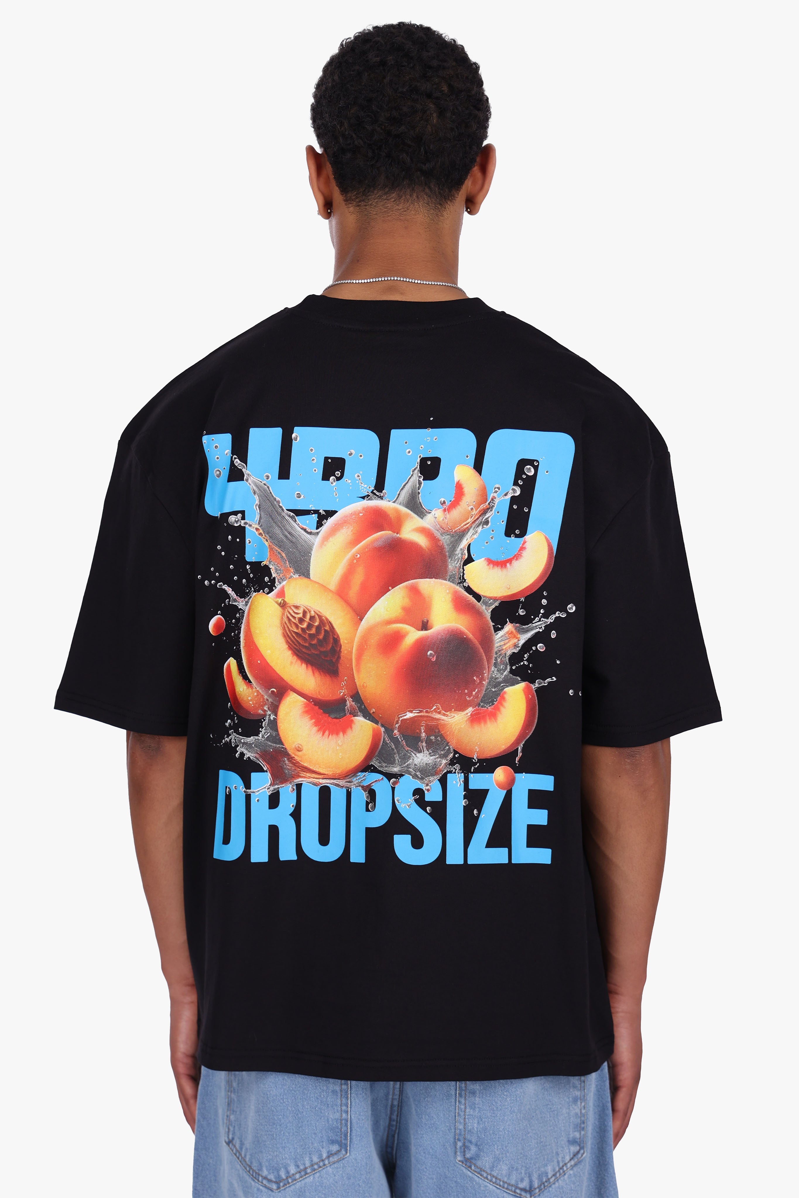 4BRO PEACH T-SHIRT BLACK