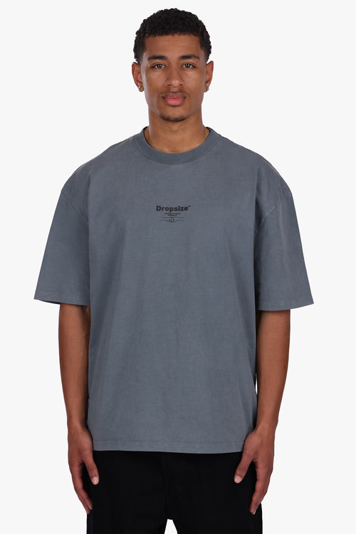 4BRO FIST T-SHIRT ACID WASHED GREY
