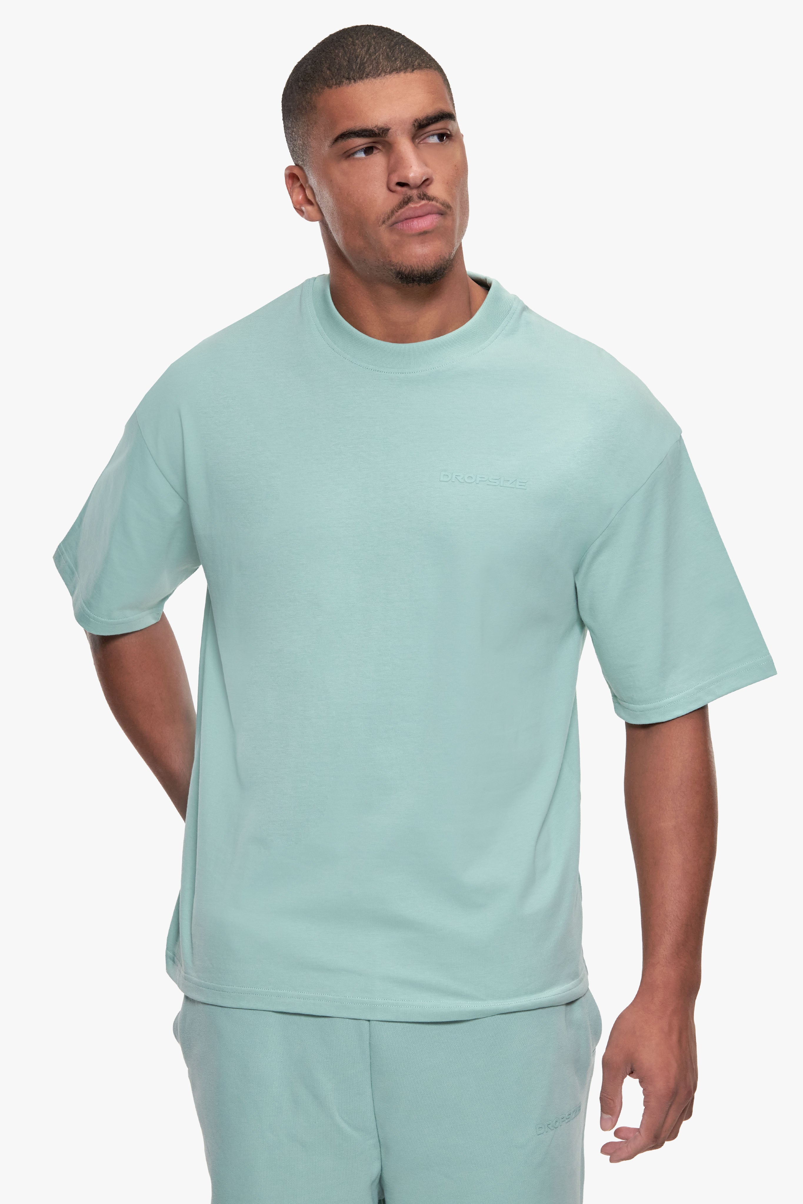 ESSENTIAL LOGO T-SHIRT HARBOR GREY