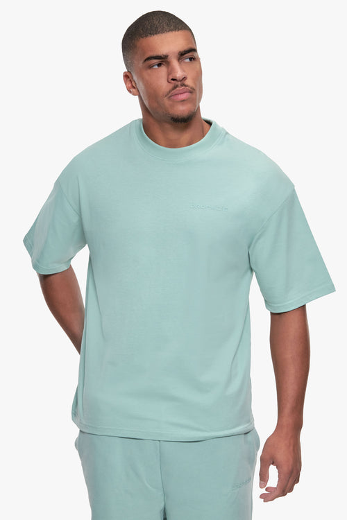 ESSENTIAL LOGO T-SHIRT HARBOR GREY