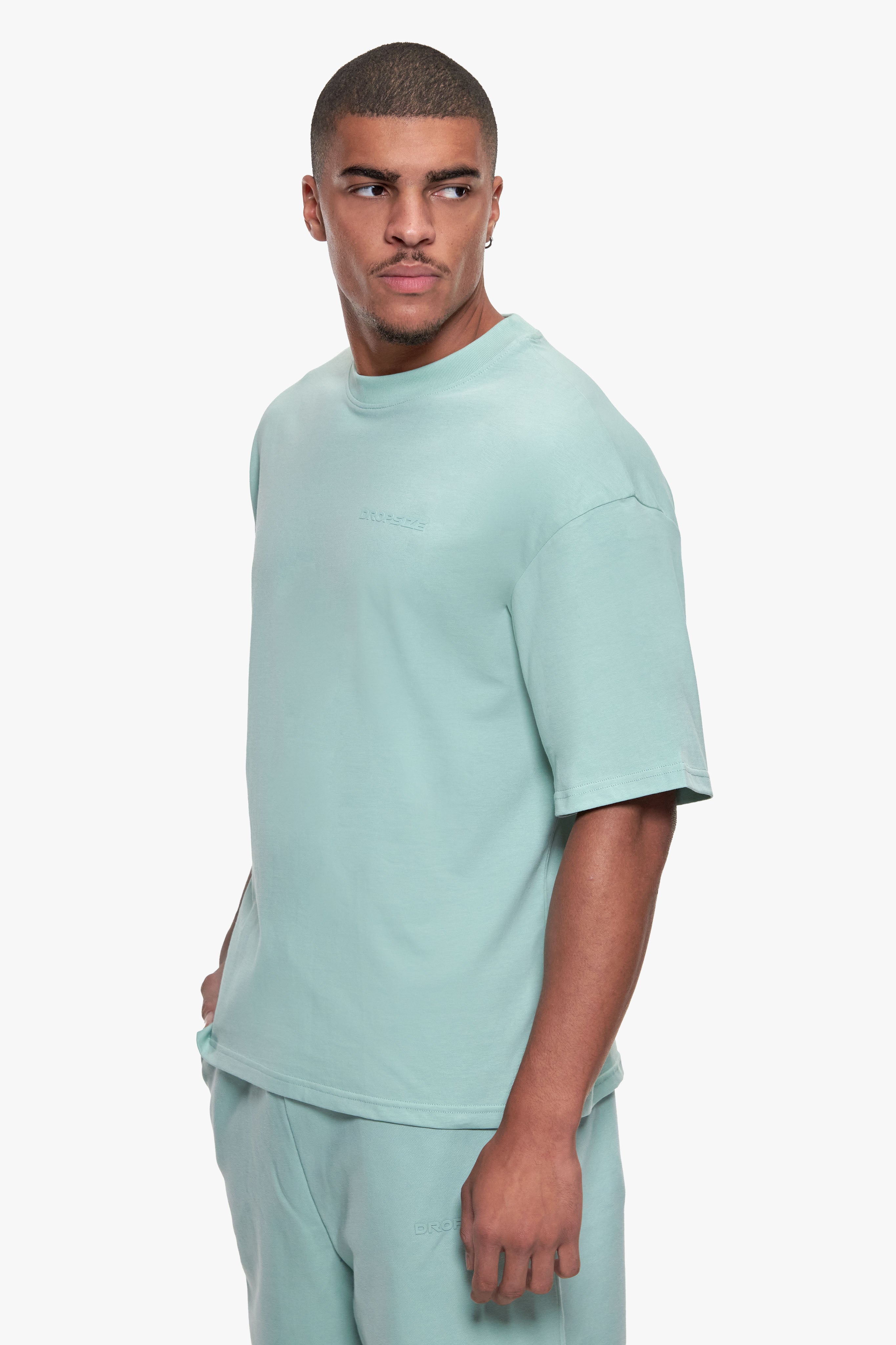 ESSENTIAL LOGO T-SHIRT HARBOR GREY
