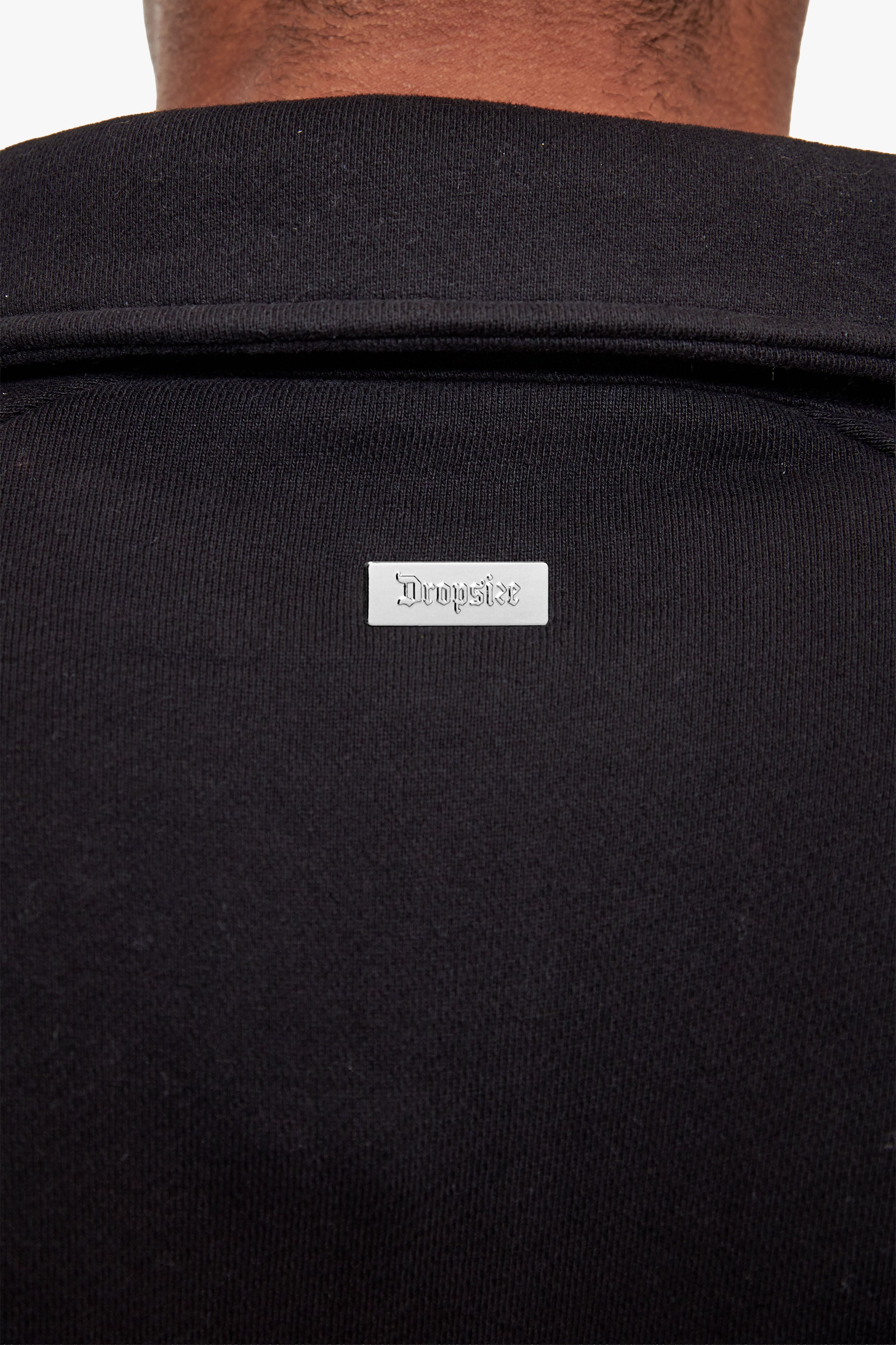 RAGLAN SWEAT POLO BLACK