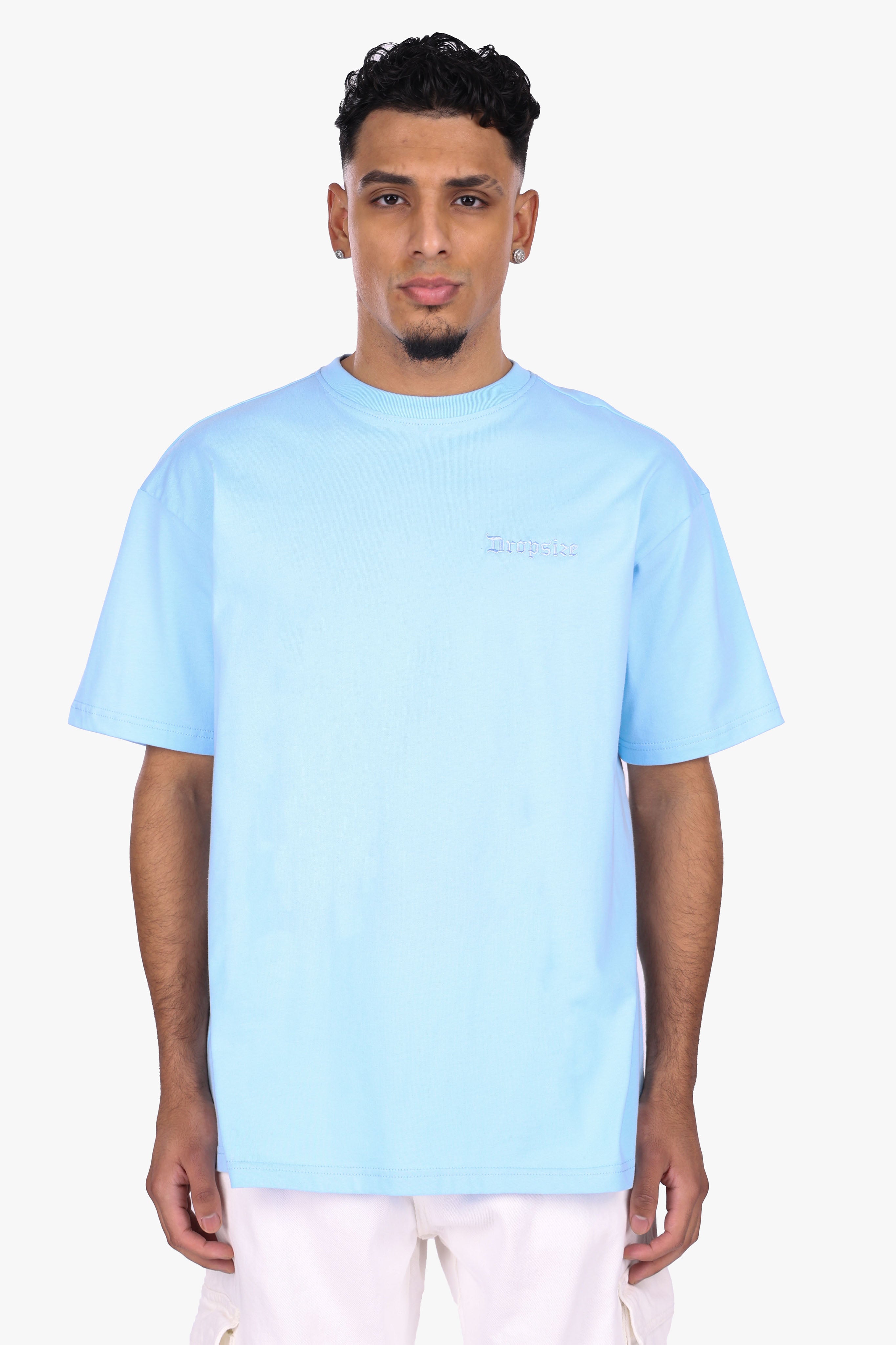 REGULAR FIT T-SHIRT BABY BLUE