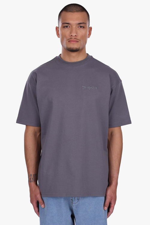 REGULAR FIT T-SHIRT STEEL GREY