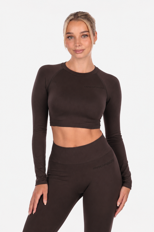 WOMEN ACTIVEWEAR SET CHOCLATE