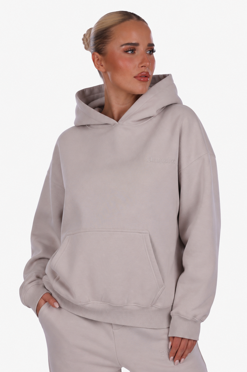 WOMEN BASIC COZY HOODIE MOON BEAN