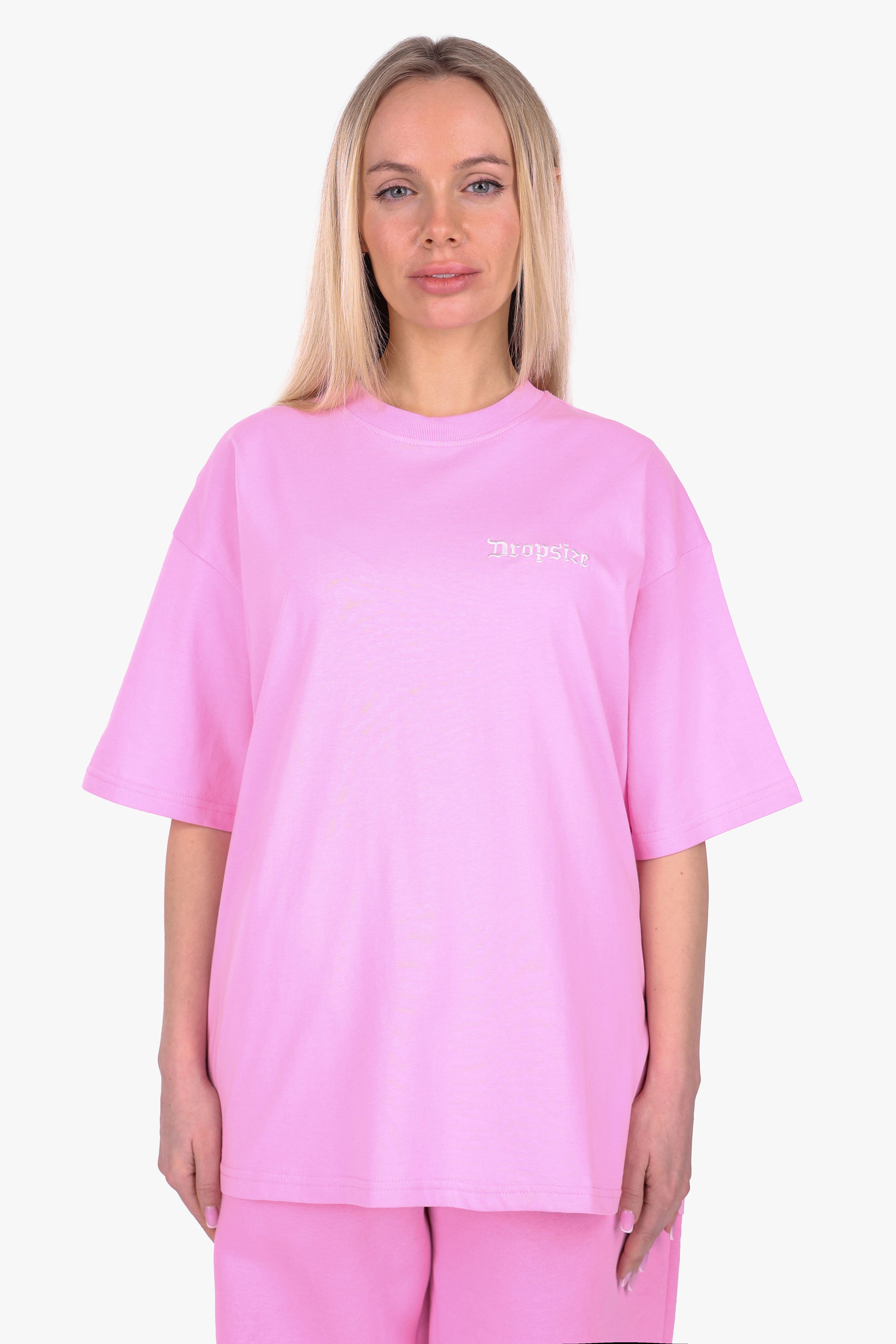 HEAVY OVERSIZE LADIES T-SHIRT PINK