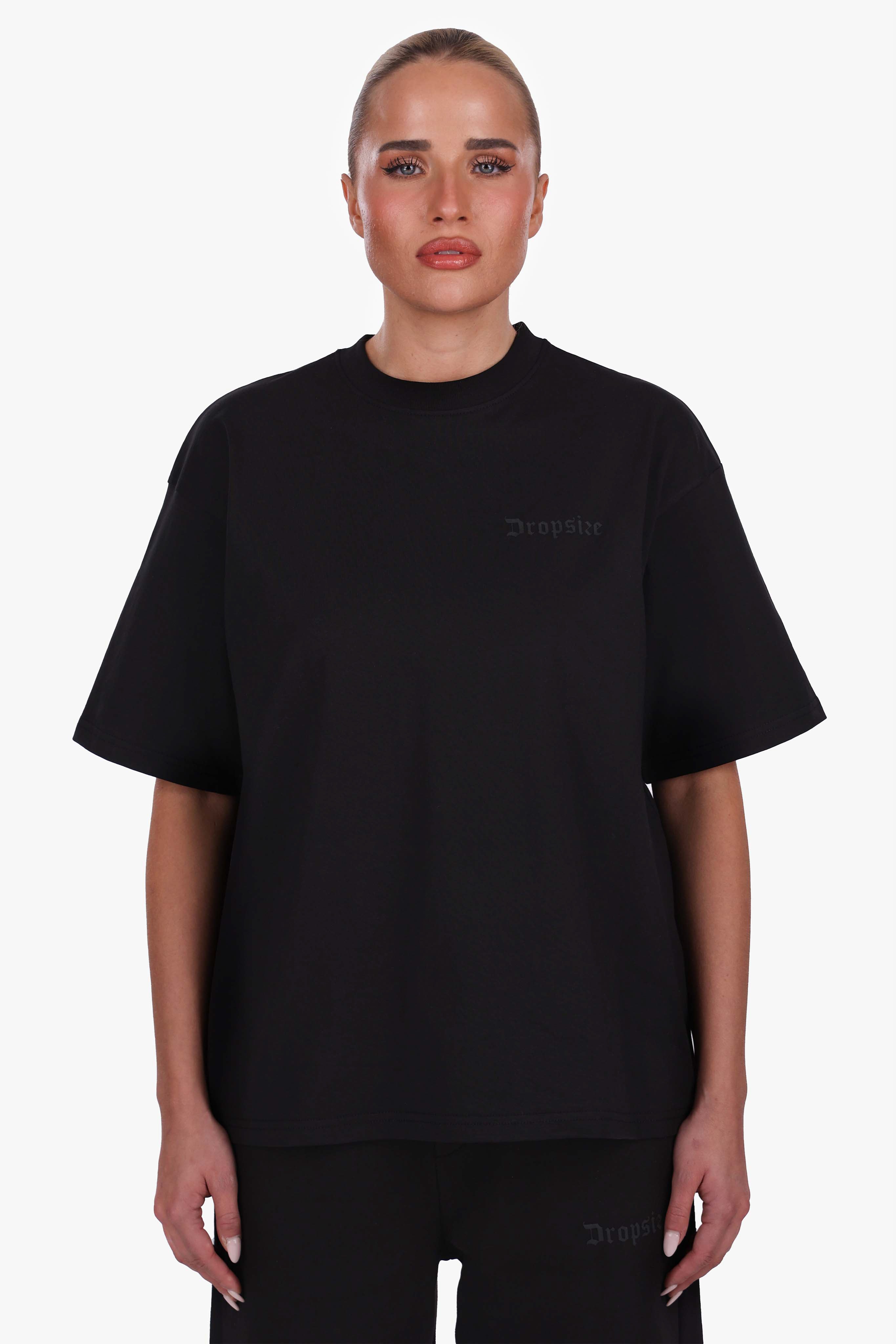 WOMEN BASIC COZY T-SHIRT BLACK