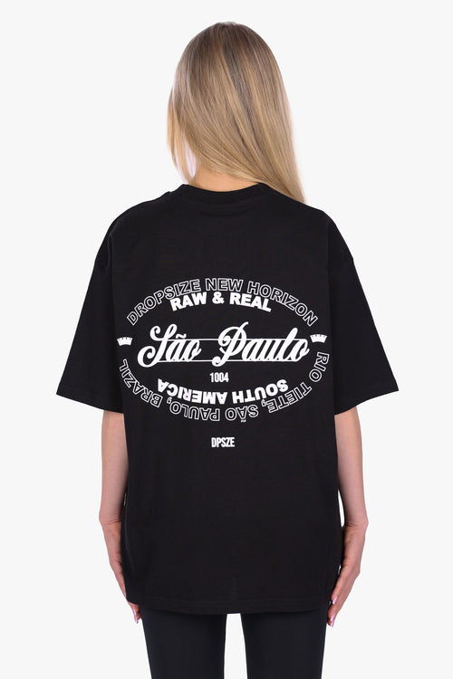 HEAVY OVERSIZE SAO PAULO T-SHIRT BLACK