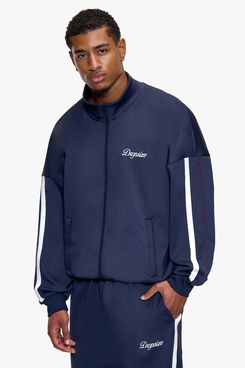 NYLON TRACK JACKET SPACE BLUE